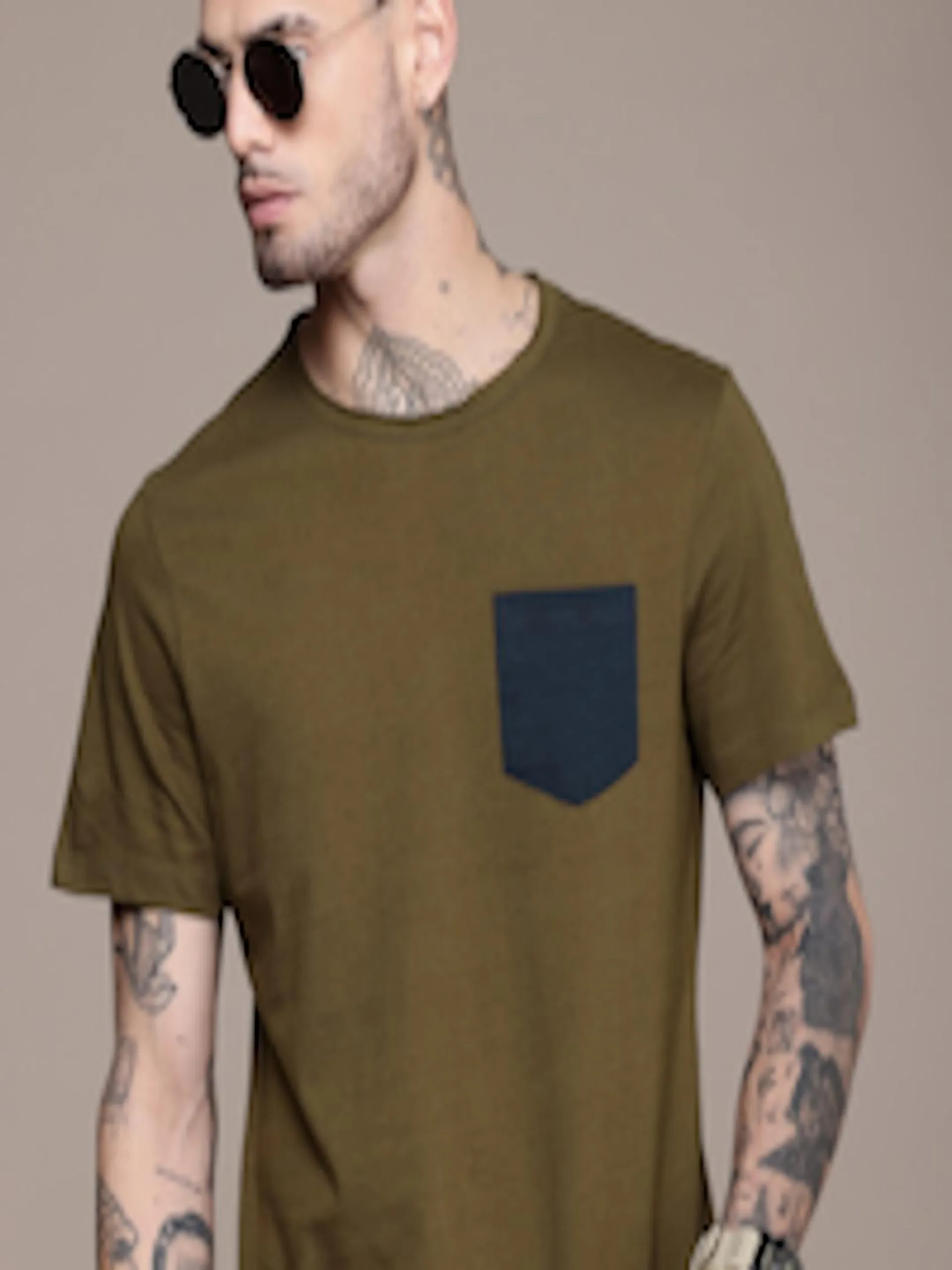 The Lifestyle Co. Pure Cotton Pocket T-shirt