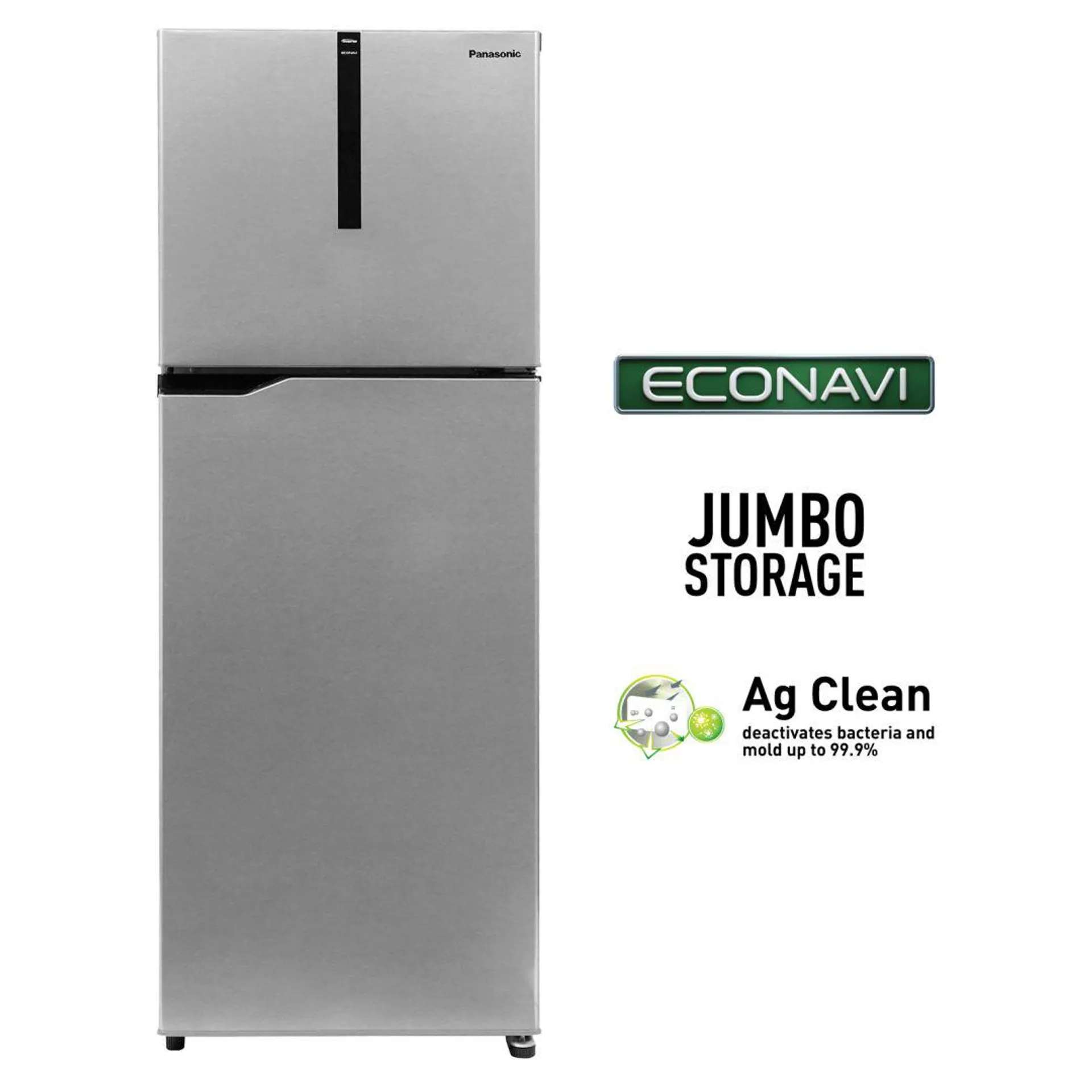 309L 2 Star 6-Stage Smart Inverter Frost-Free Double Door Refrigerator (NR-TG322BVHN, Electric Grey, Jumbo Vegetable Basket, Net Capacity 279L)