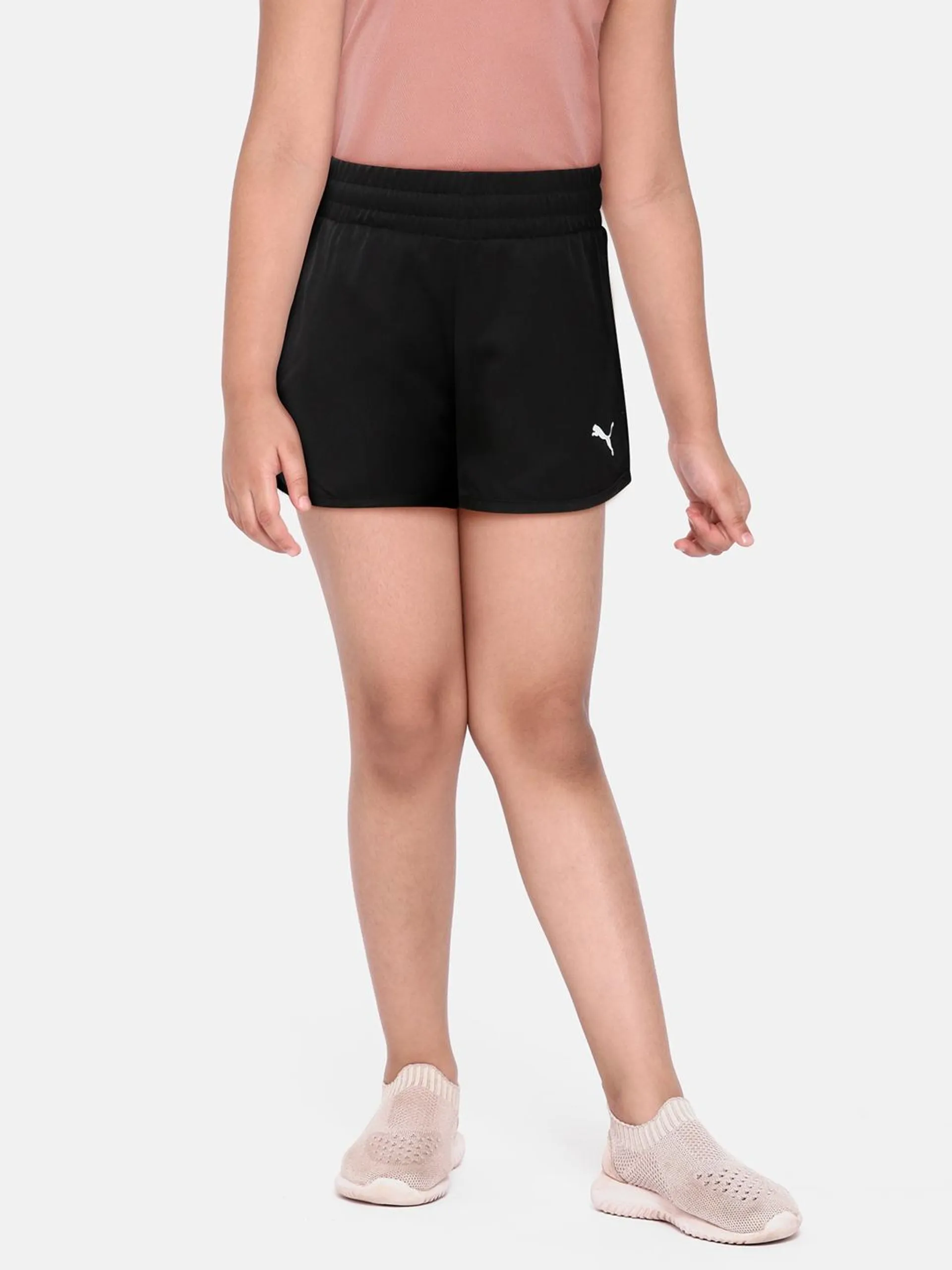 Girls Black Active Youth Sustainable Shorts