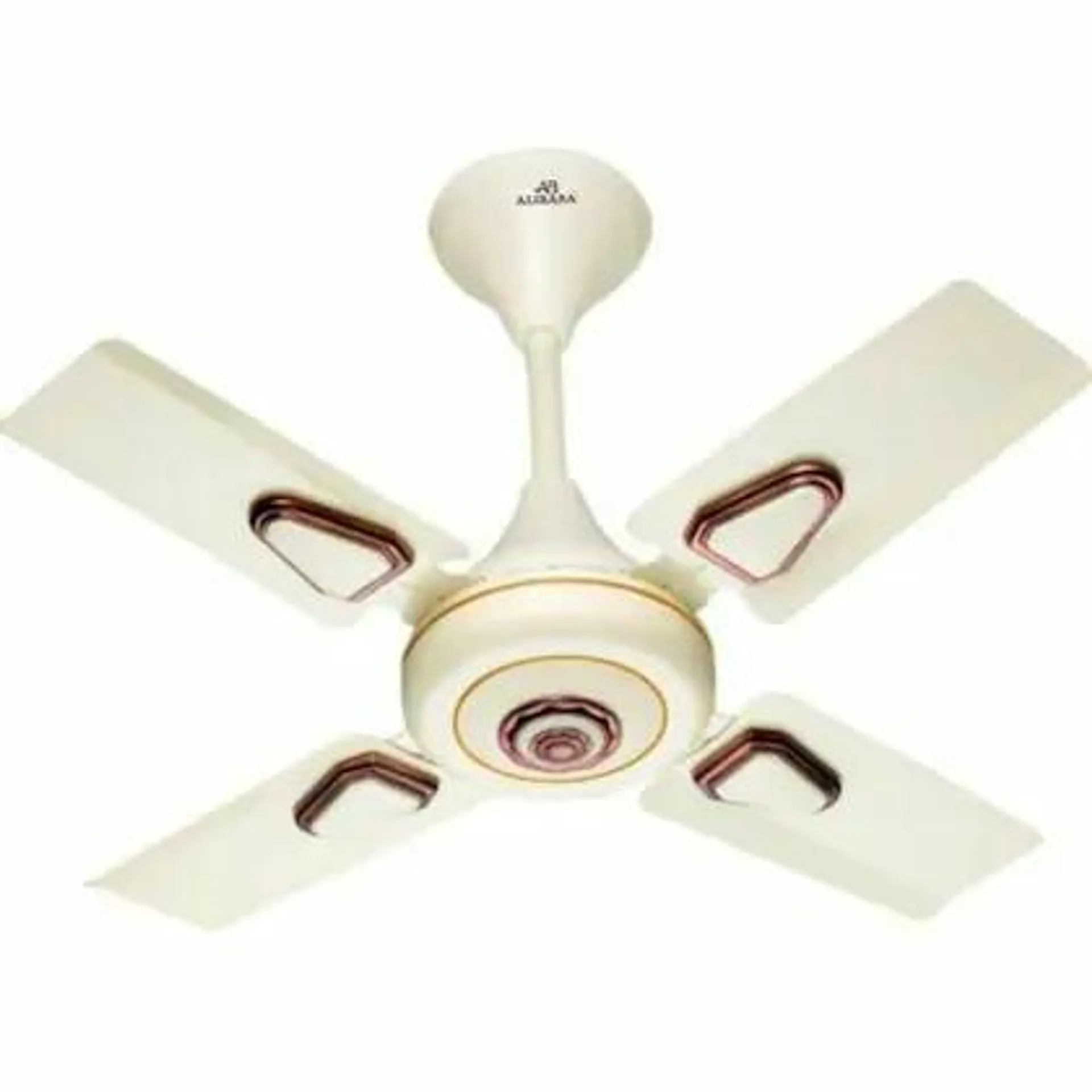 Alibaba Lextra 600 mm/24 inch Ultra High Speed 4 Blade Anti-Dust Decorative Star Rated Ceiling Fan (Ivory Beige, Pack of 1)