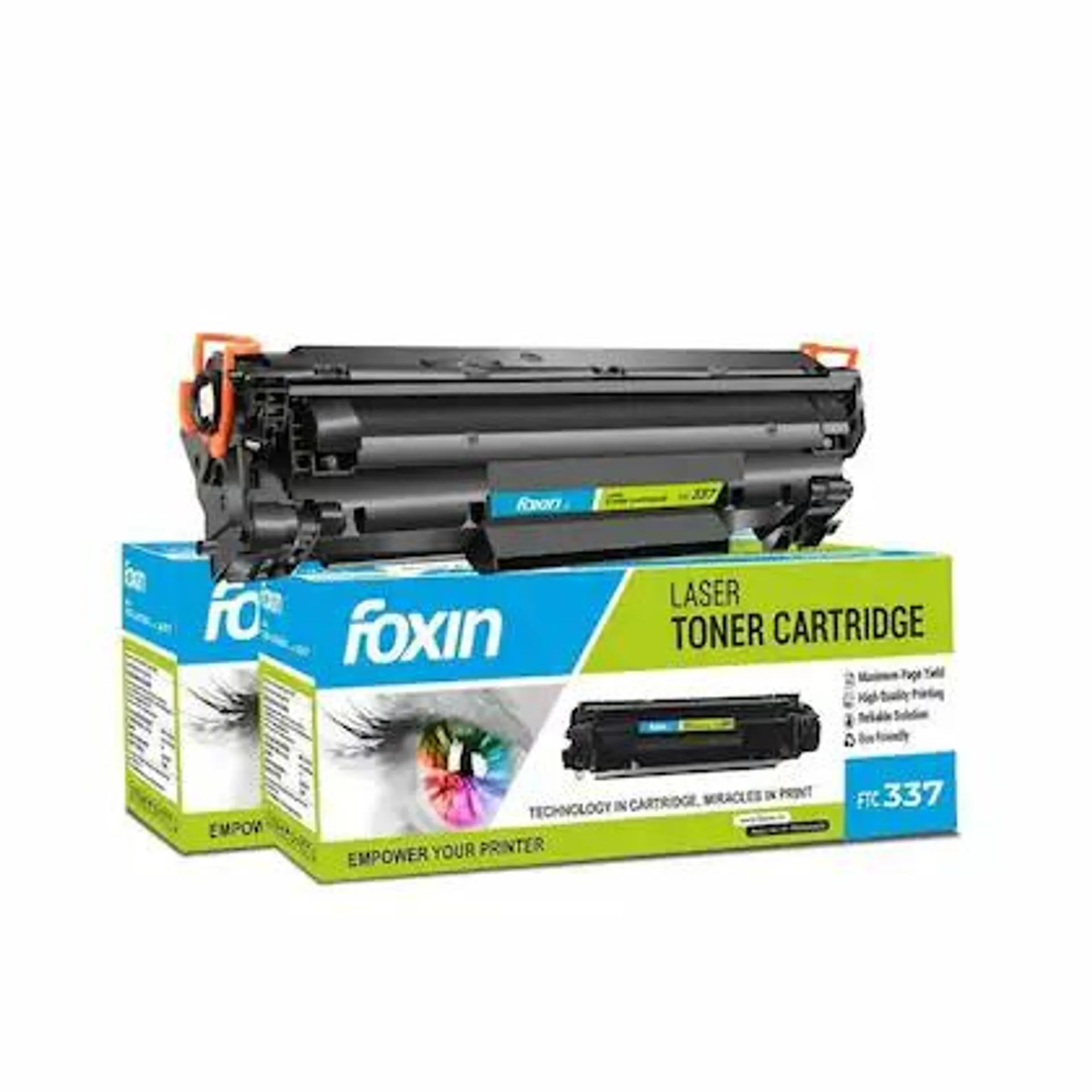 Foxin FTC 337 Laser Toner Cartridge Compatible for SENSYS MF211/ MF212w/ MF216n/ MF222dw/ MF226dw/ MF227dw/ MF231w 232w/MF 35, 236/MF246dn/MF247 249dw (Black)