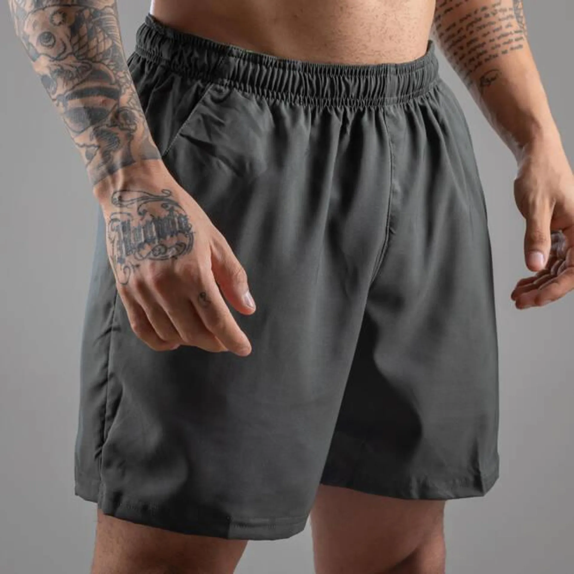 Men's Breathable Breathable Fitness Shorts - Khaki