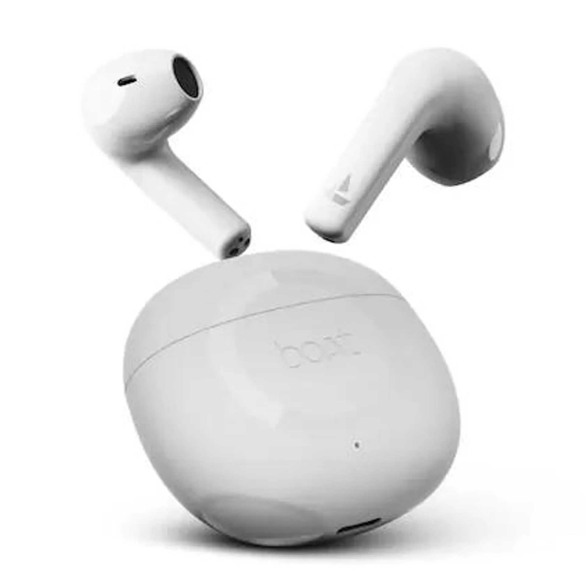 boAt Airdopes Zing TWS Earbuds with 75 Hours Playtime, Quad Mics with ENx Technology, BEAST Mode : Low Latency, 13 mm Drivers, IWP Technology, IPX5 Water Resistance & Bluetooth v5.3 (Pearl White)