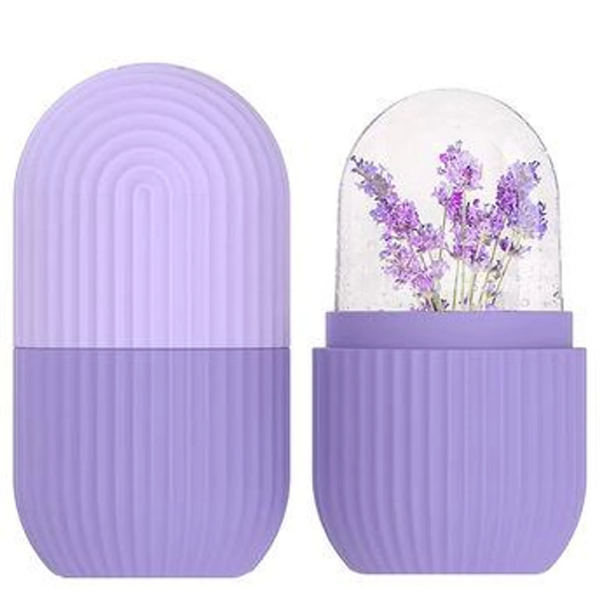 Le Marbelle Face Ice Roller Face Massager Face Roller For Face, Neck Glow & Under Eye Care - Purple