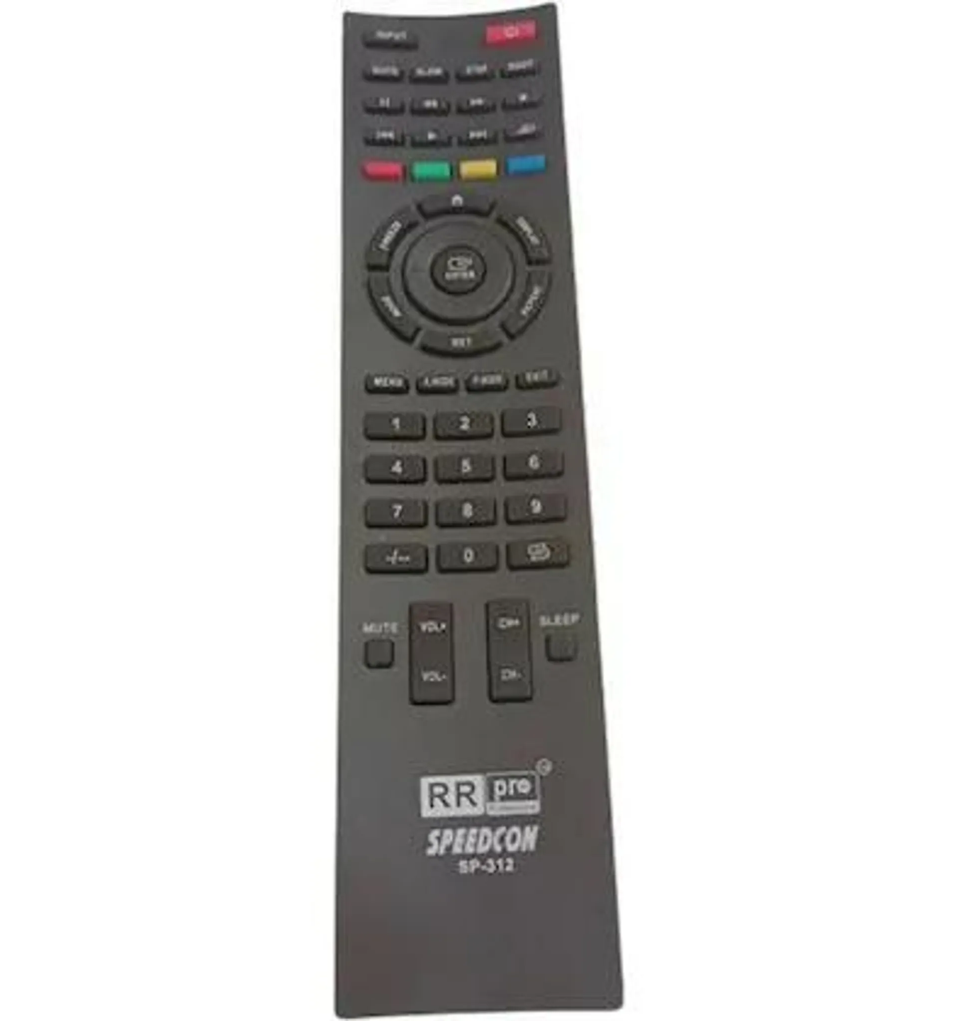 NIJ SP-312 Remote Control for Speed Con LED, LCD TV (Black)