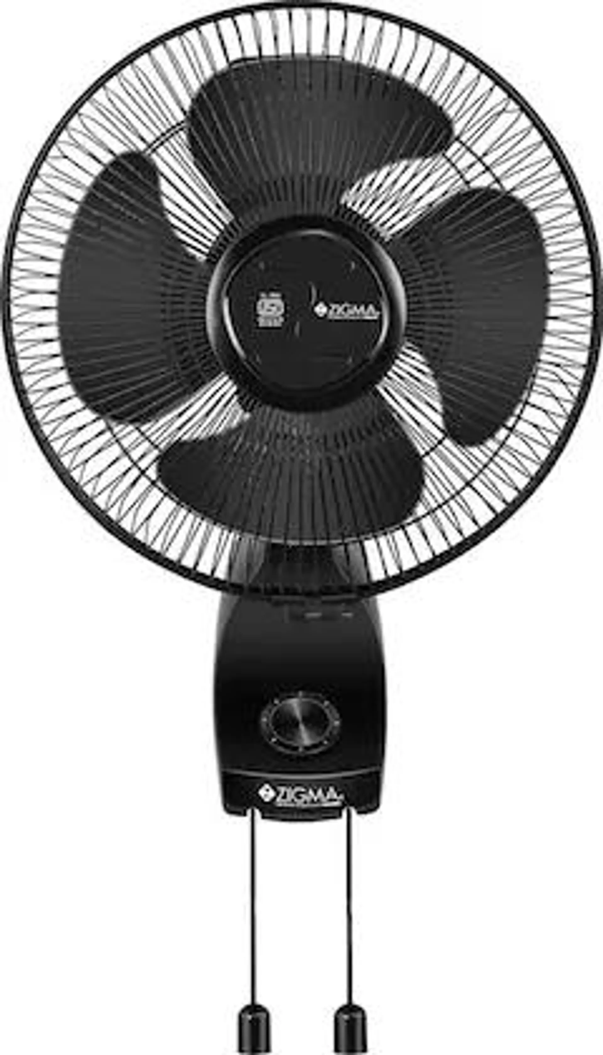 Zigma Charm 300 Mm 4 Blade Ultra High Speed With Anti Dust Wall Fan, Black