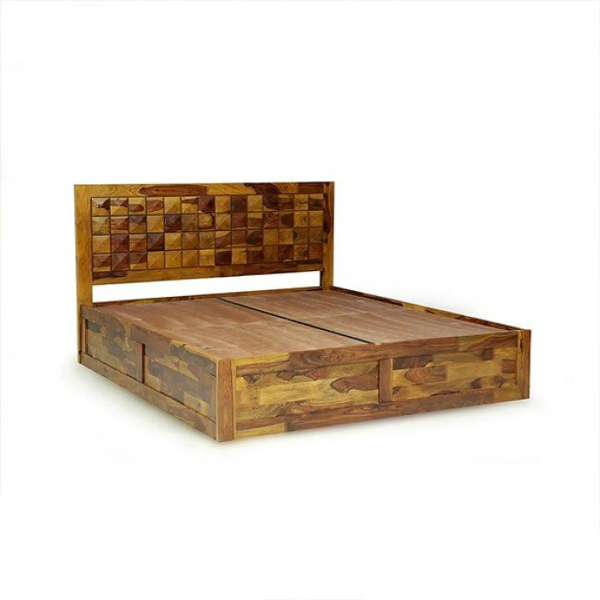 Diamond Queen Bed - Box Storage