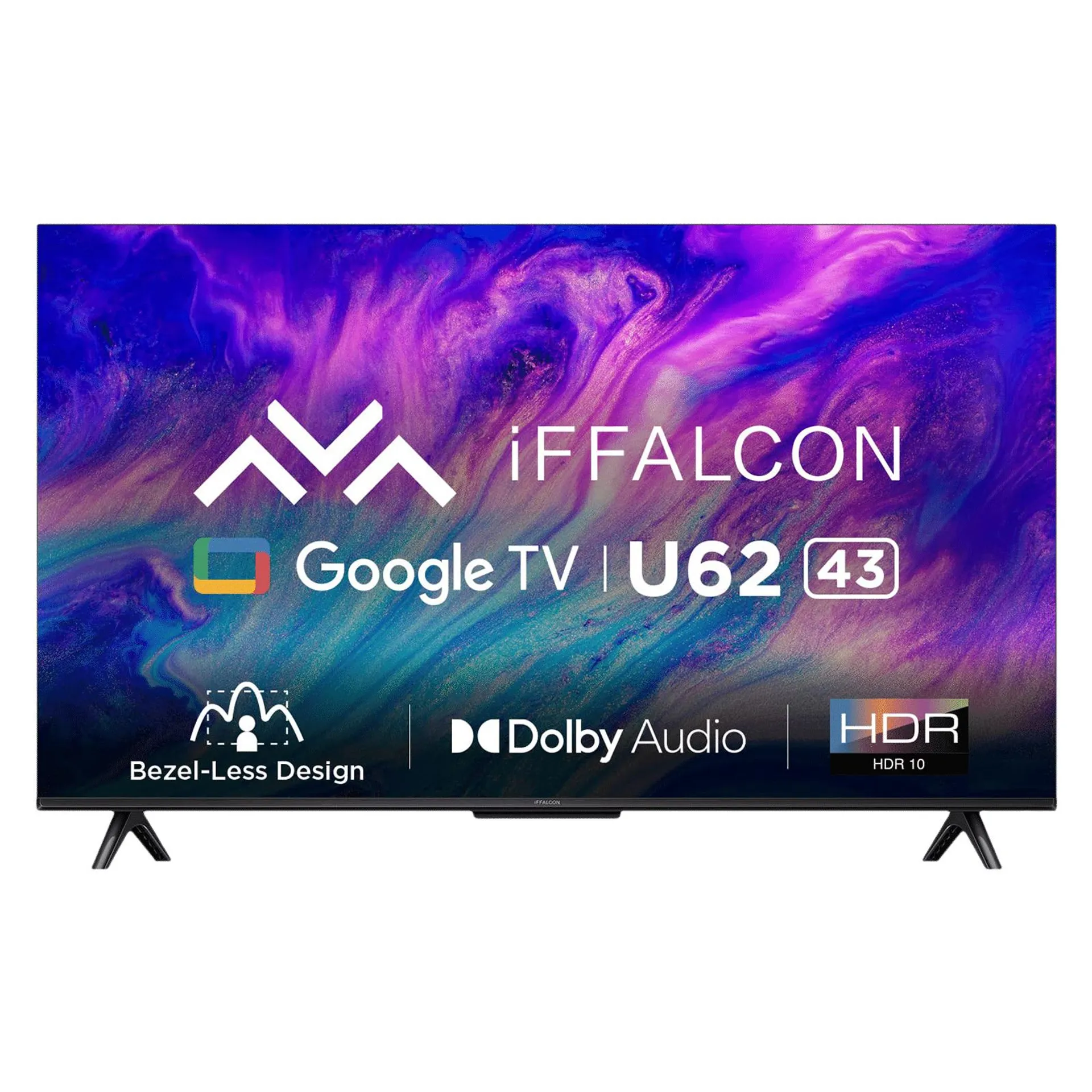 iFFALCON U62 108 cm (43 inch) 4K Ultra HD LED Google TV with Dolby Audio (2022 model)