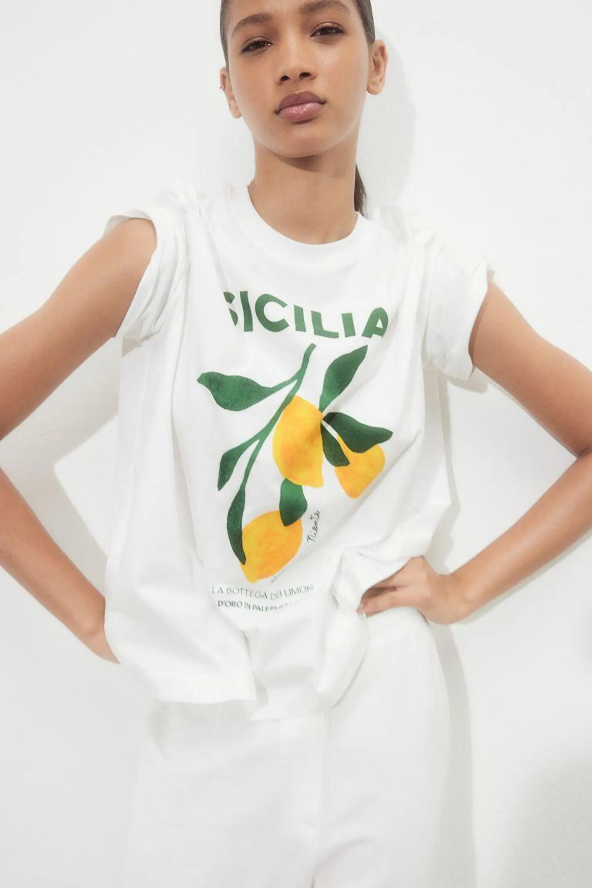 Print-motif T-shirt
