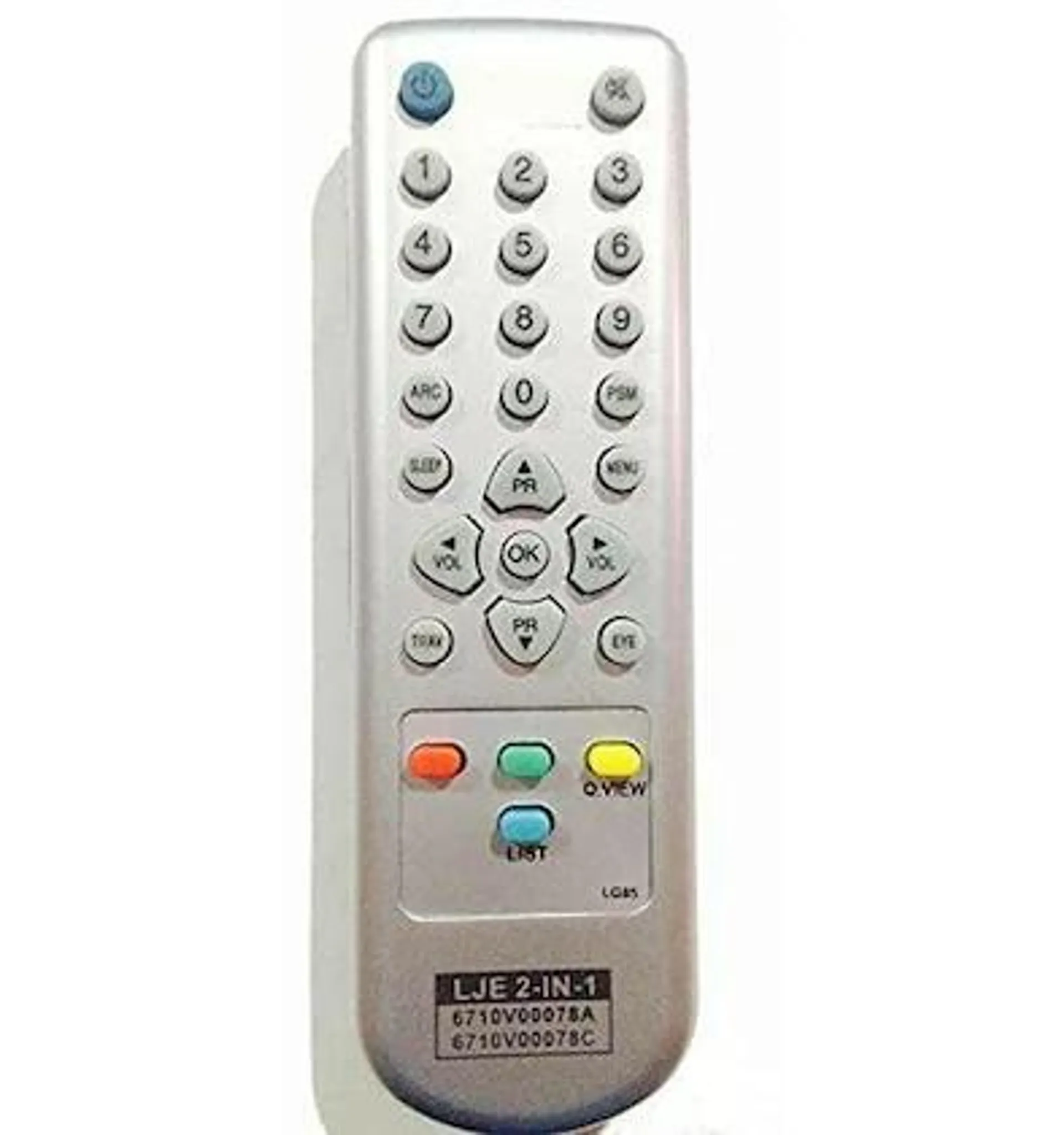 NIJ 6710V00078A Remote Control for Generic LG CRT TV (Grey)