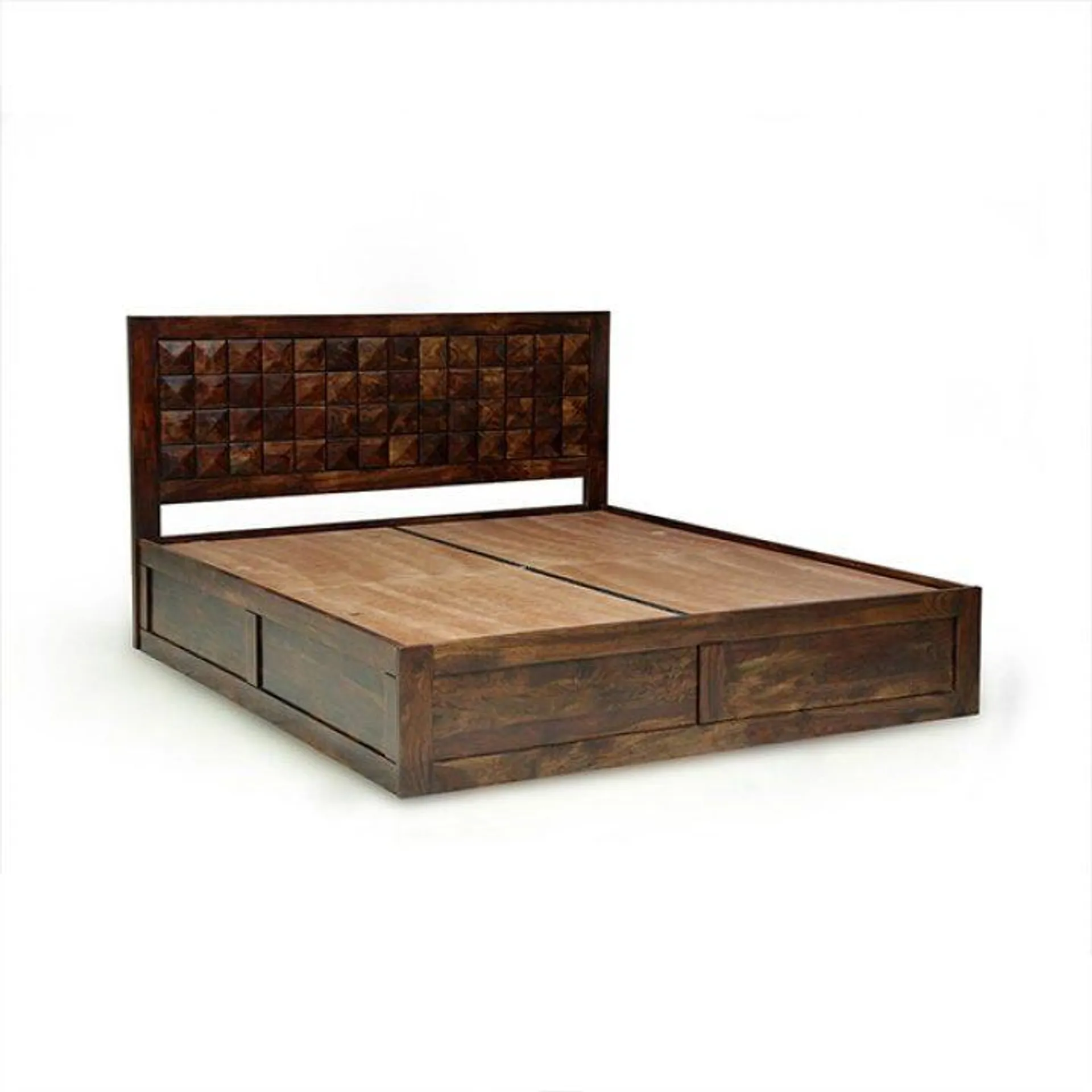 Diamond Queen Bed - Box Storage