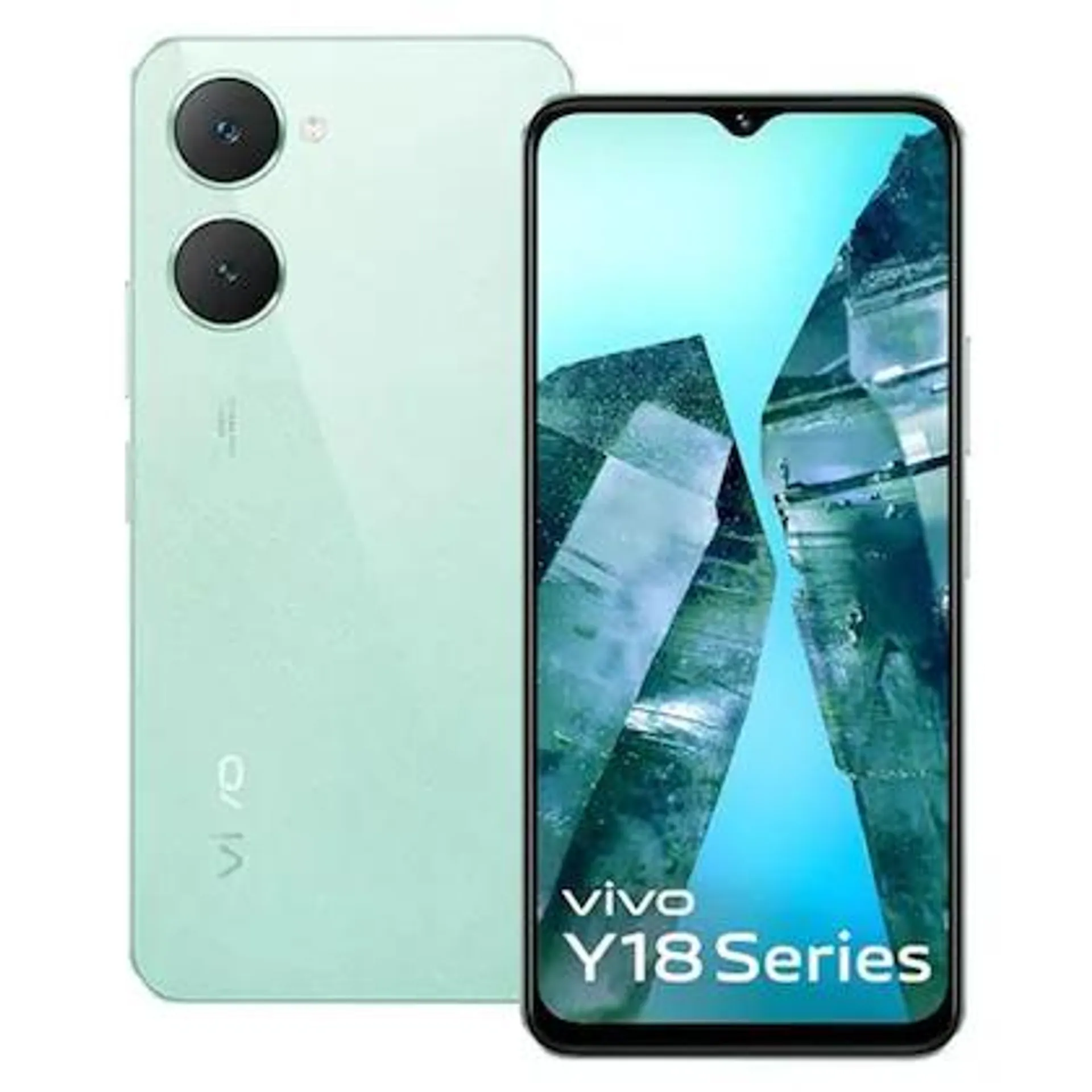 Vivo Y18e 64 GB, 4 GB RAM, Gem Green, Mobile Phone