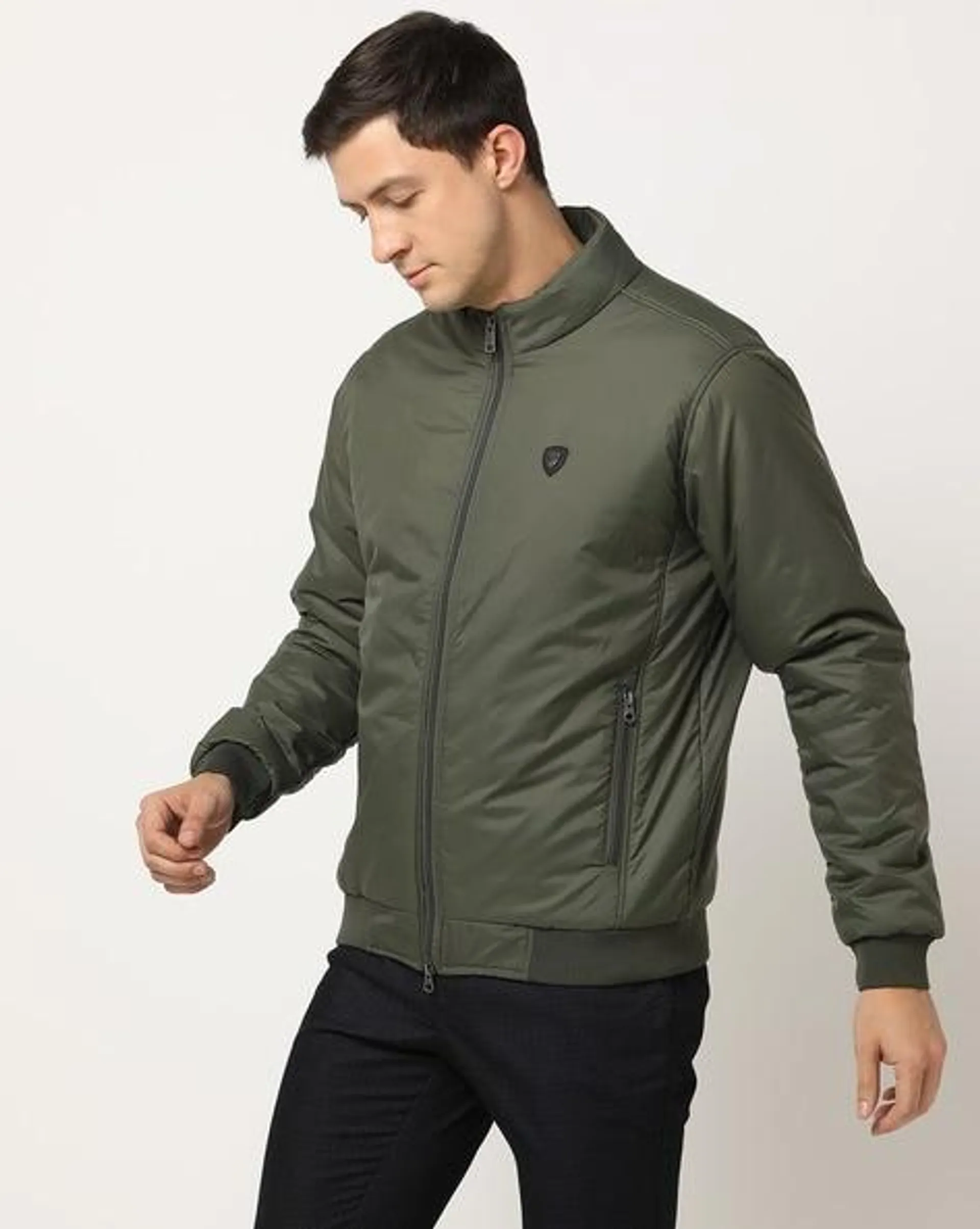 Regular Fit Zip-Up Jacket