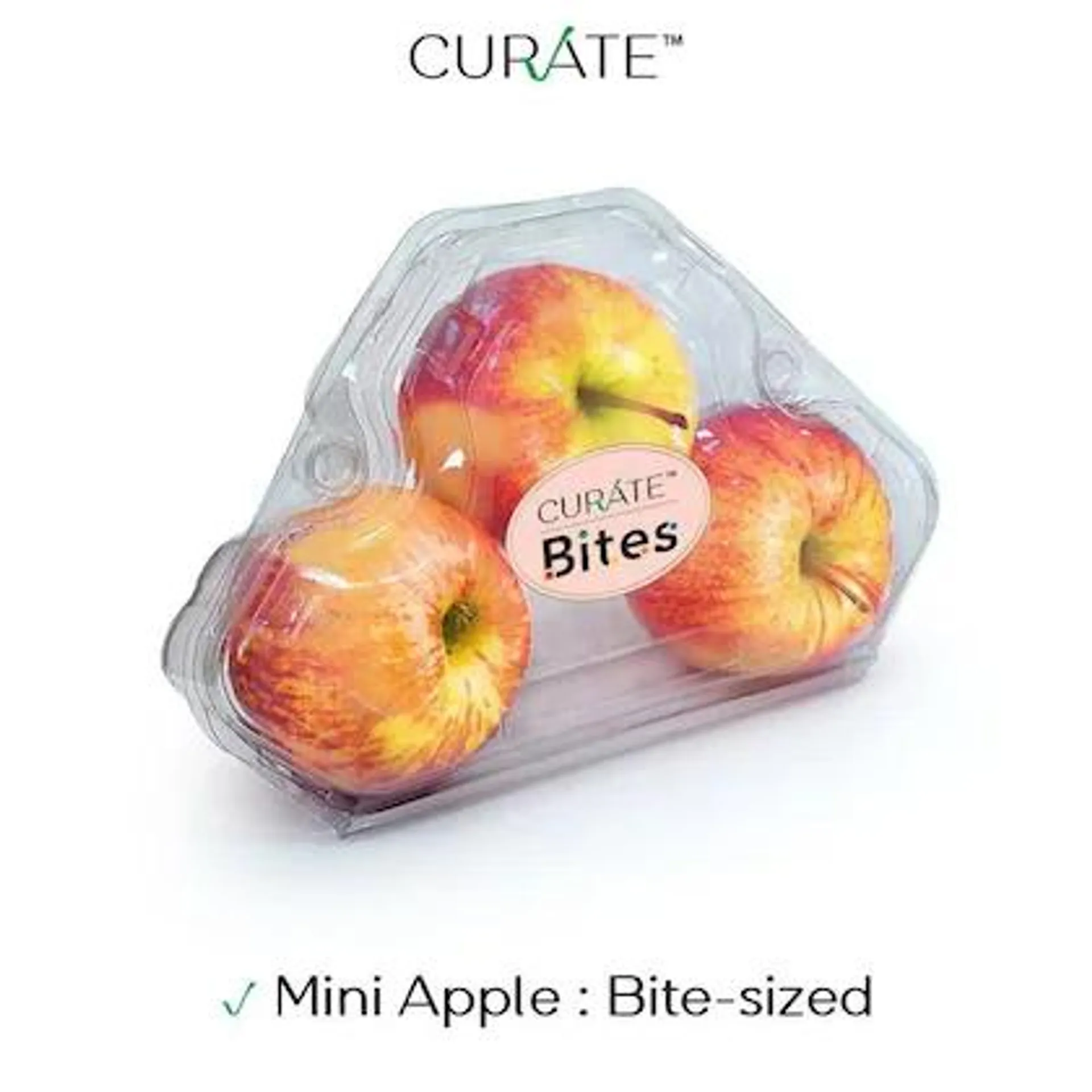 Curate Apple Royal Gala Bites Premium Imported 3 pcs (Approx 290 g - 350 g)