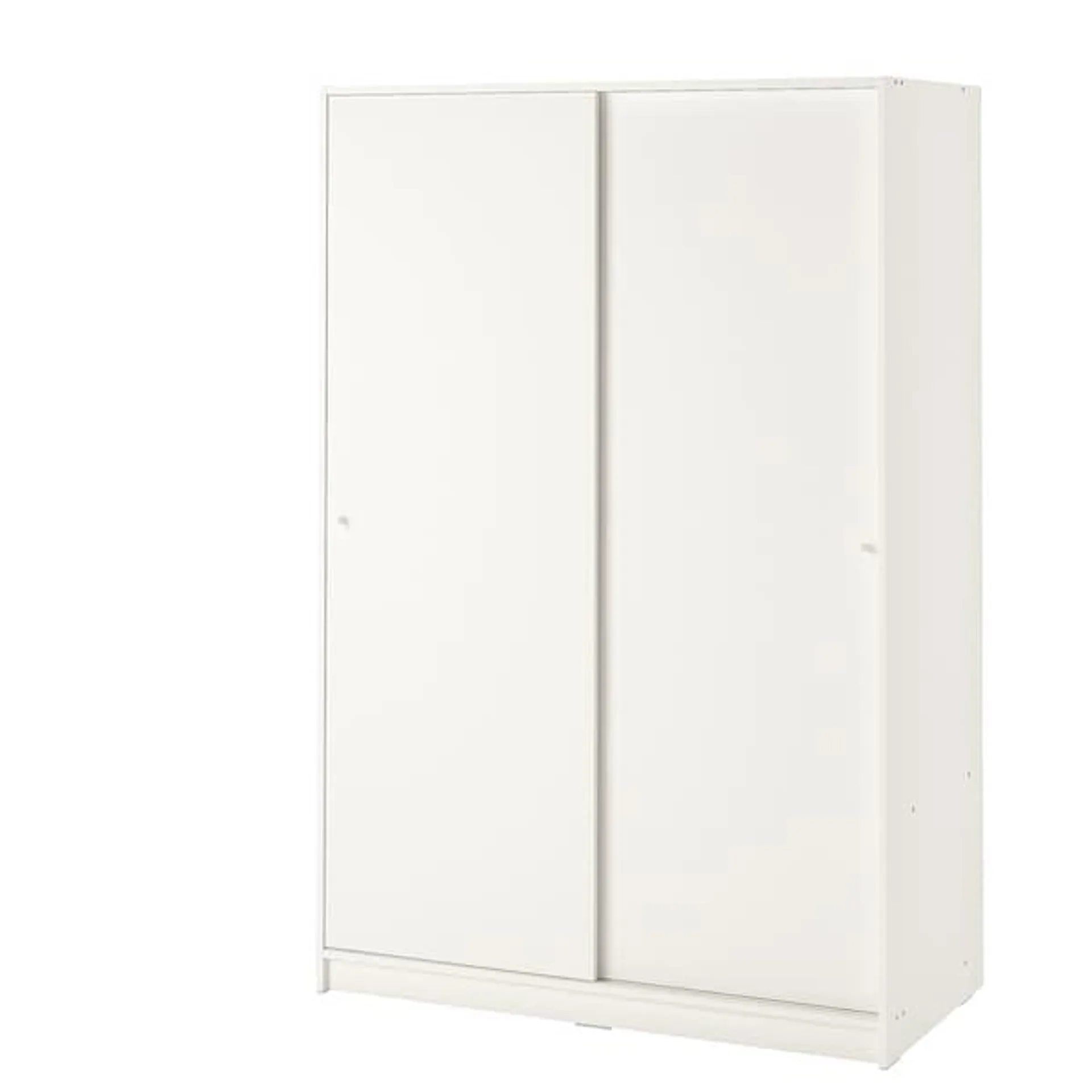 Wardrobe with sliding doors, white,