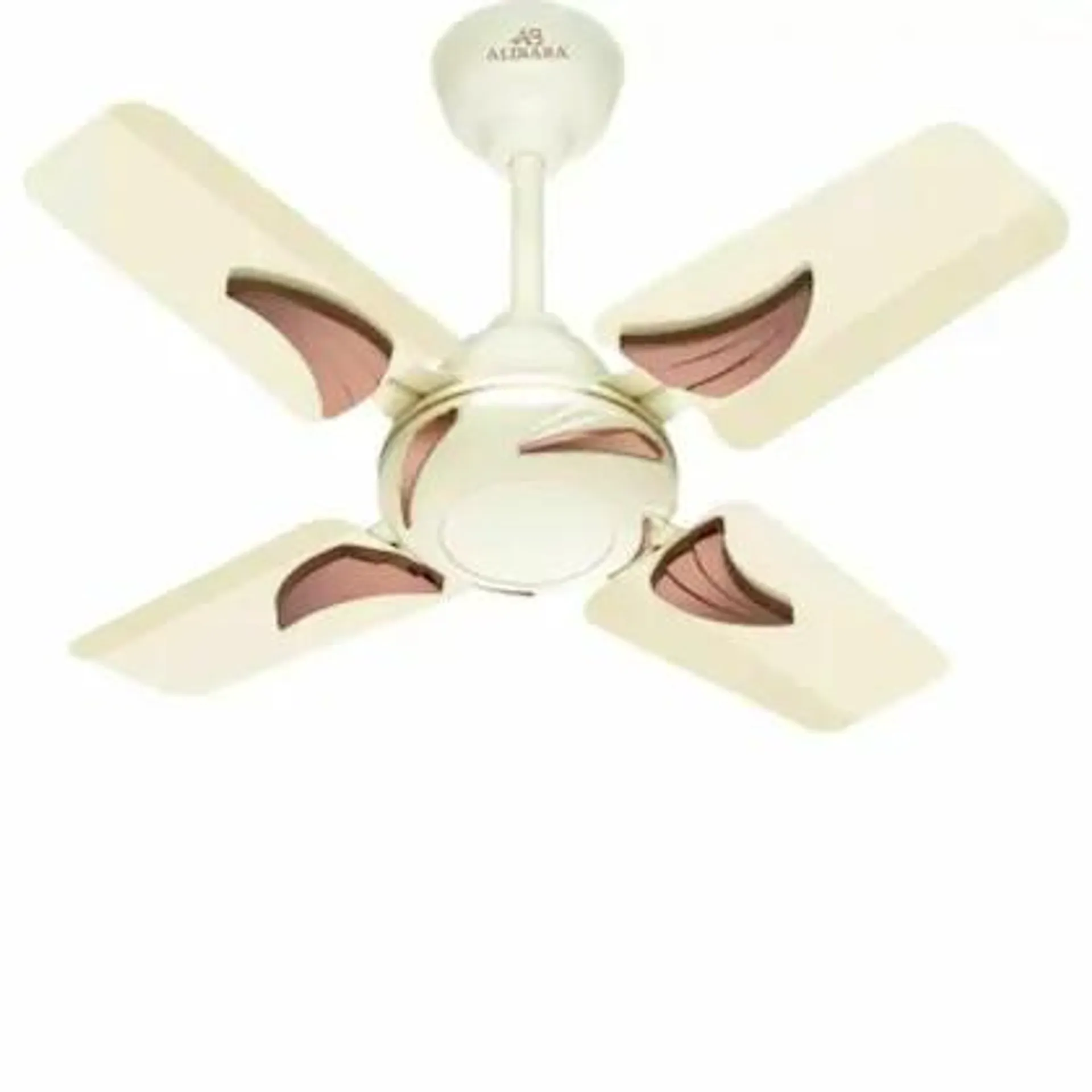 Alibaba Flynk 600 mm/24 inch Ultra High Speed 4 Blades Anti-Dust Decorative Ceiling Fan (Ivory, Pack of 1)