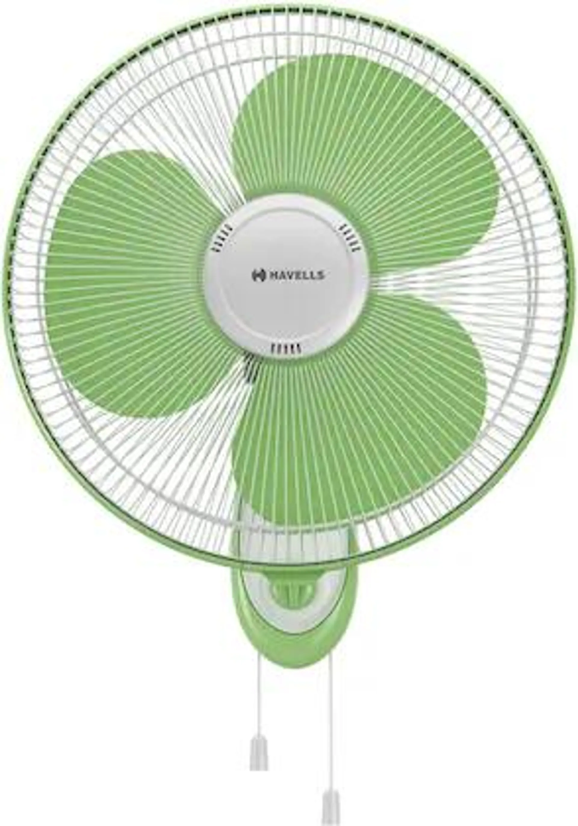 HAVELLS Gatik Neo 400 mm 3 Blade Wall Fan (White Green, Pack of 1)