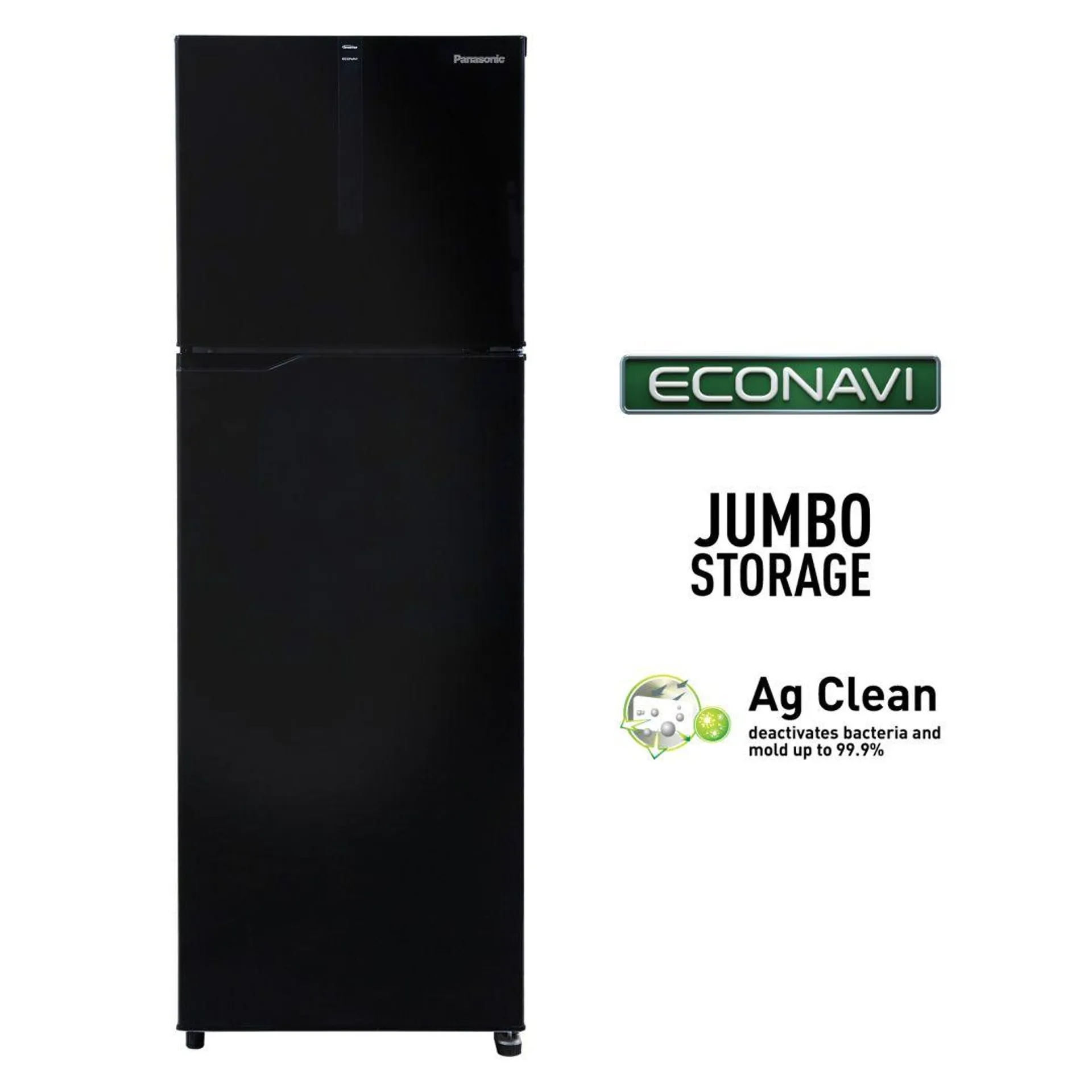 280L Double Door 3 Star AI Enabled Inverter Technology Frost Free Refrigerator (NR-TH292CPKN, Diamond Black, Jumbo Fresh Vegetable Basket, 2023 Model, Net Capacity 256L)