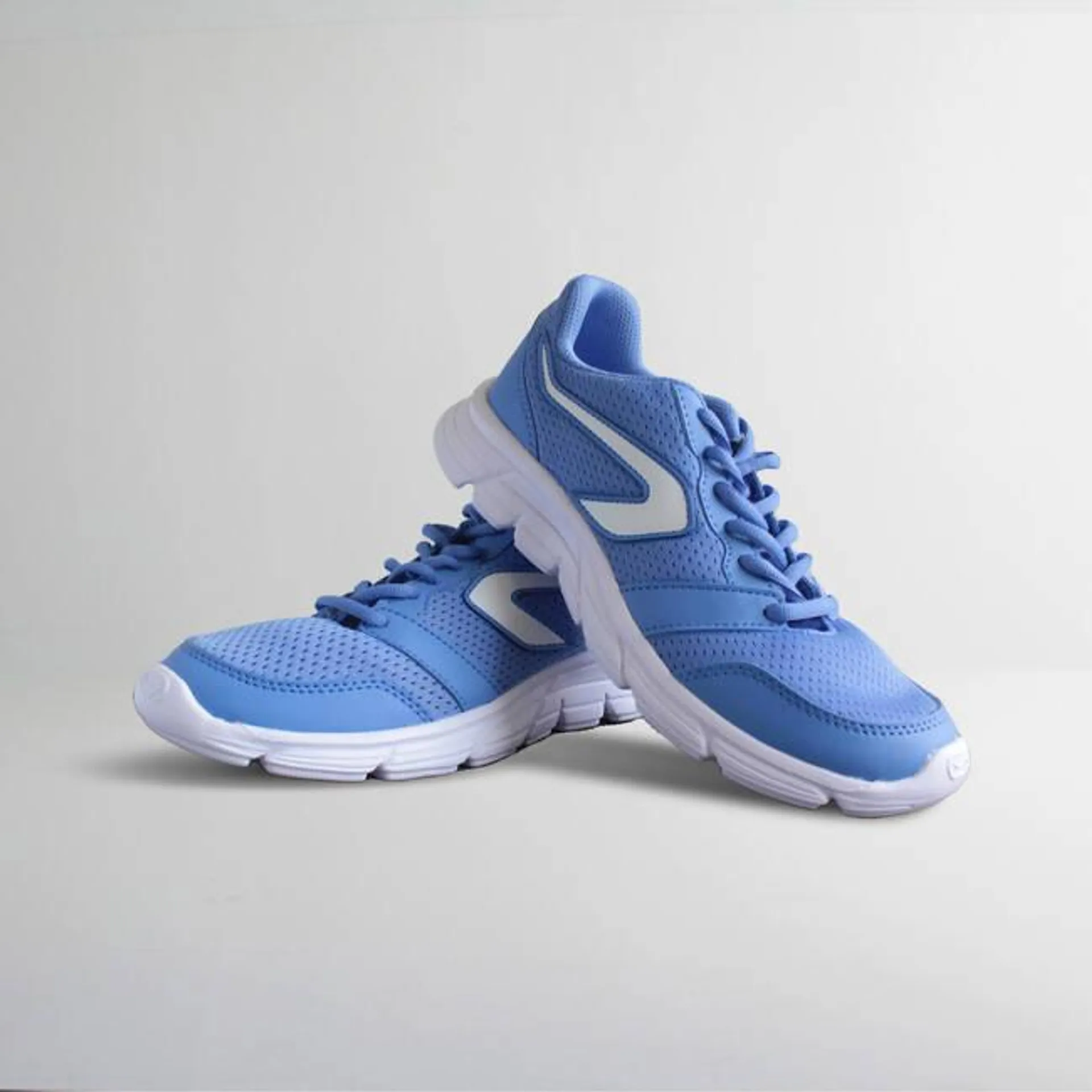 Women Running Shoes Run 100 - Light Blue