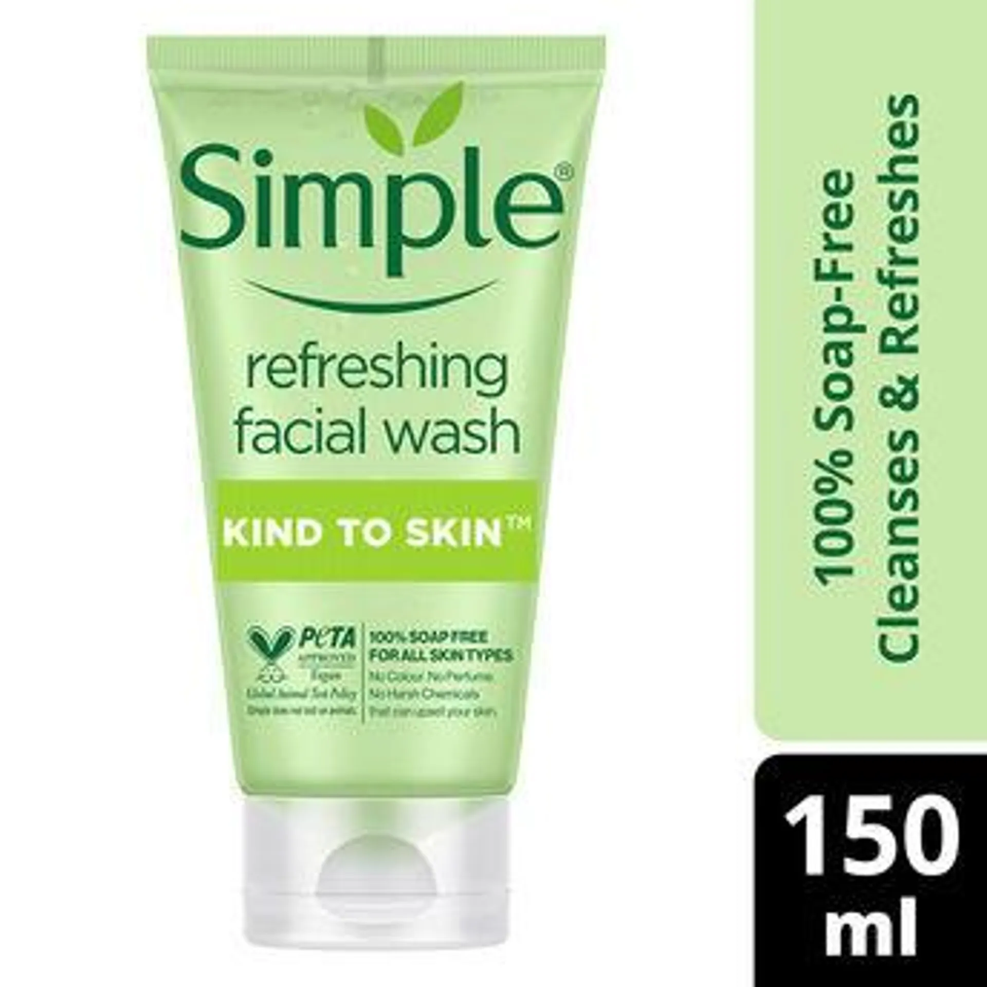 Simple Kind to Skin Refreshing Facewash Mild Face Wash for Sensitive Skin