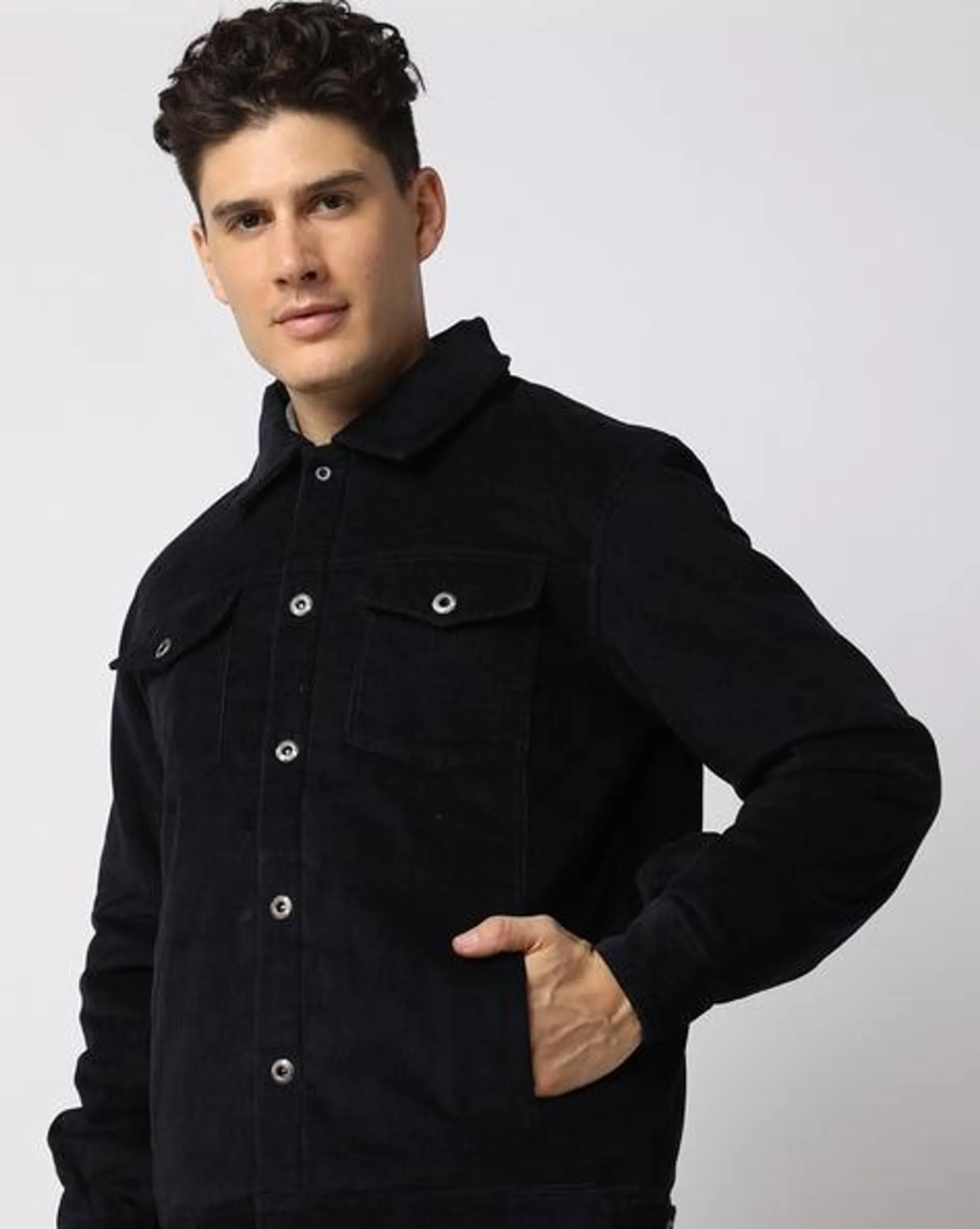 Cotton Tracker Jacket with Insert Pockets