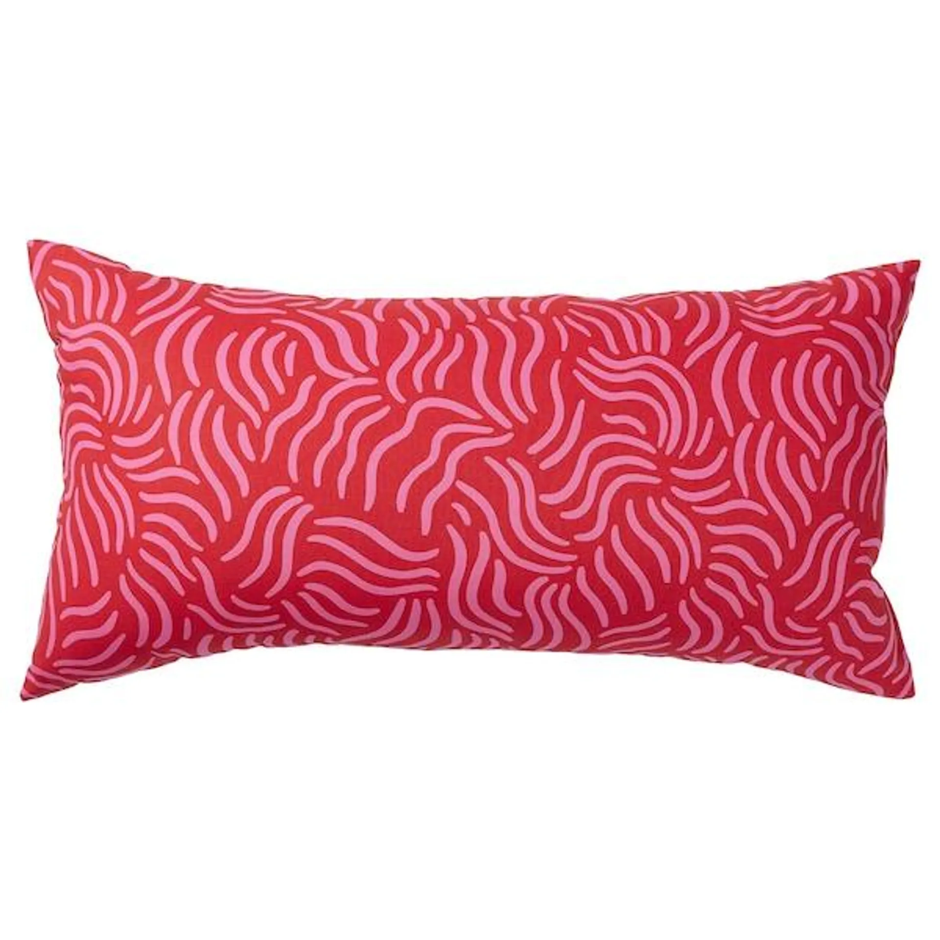 Cushion, bright red/bright pink,