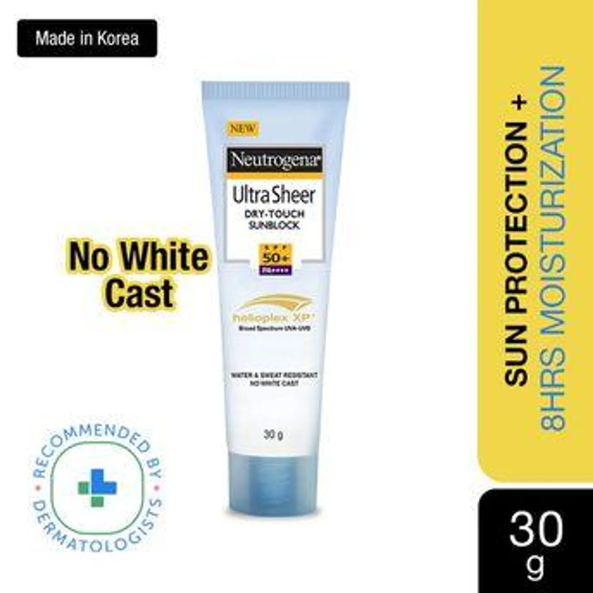 Neutrogena Ultrasheer SPF50+ PA+++ Face Sunscreen With Helioplex For Ultralight Feel & Matte Finish