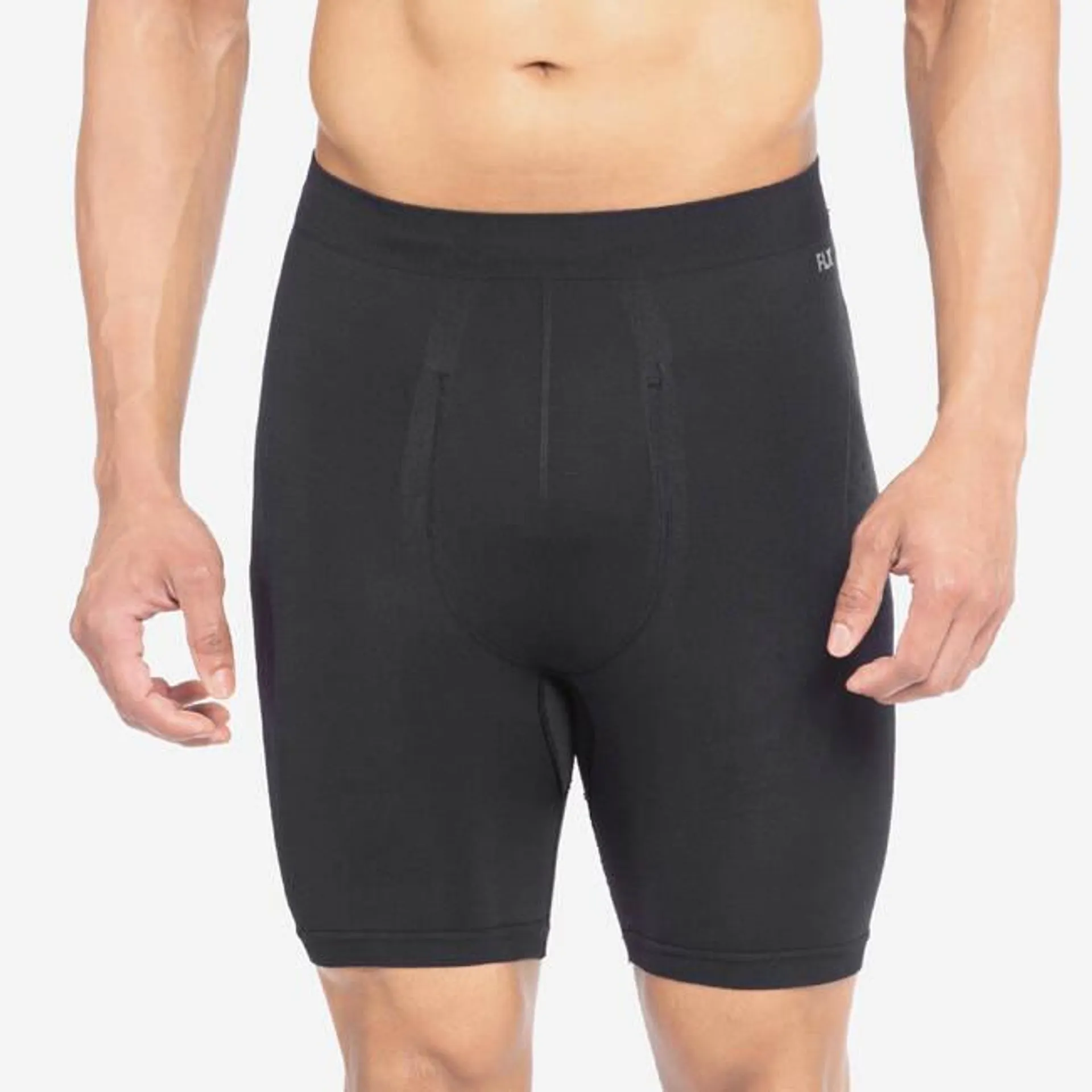 ADULT COMPRESSION SHORT- GROIN GUARD COMPATIBLE BLACK