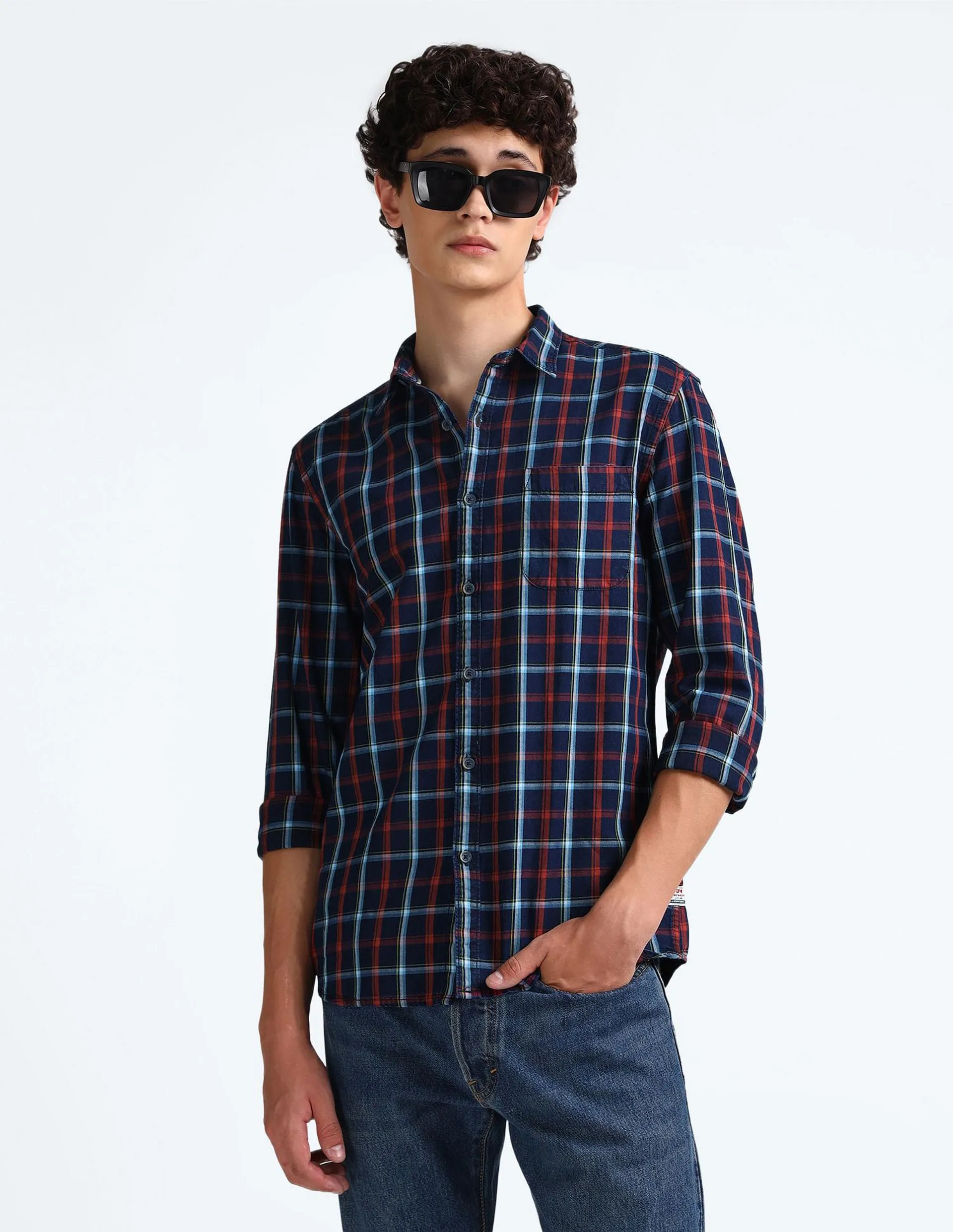 Check Linen Shirt