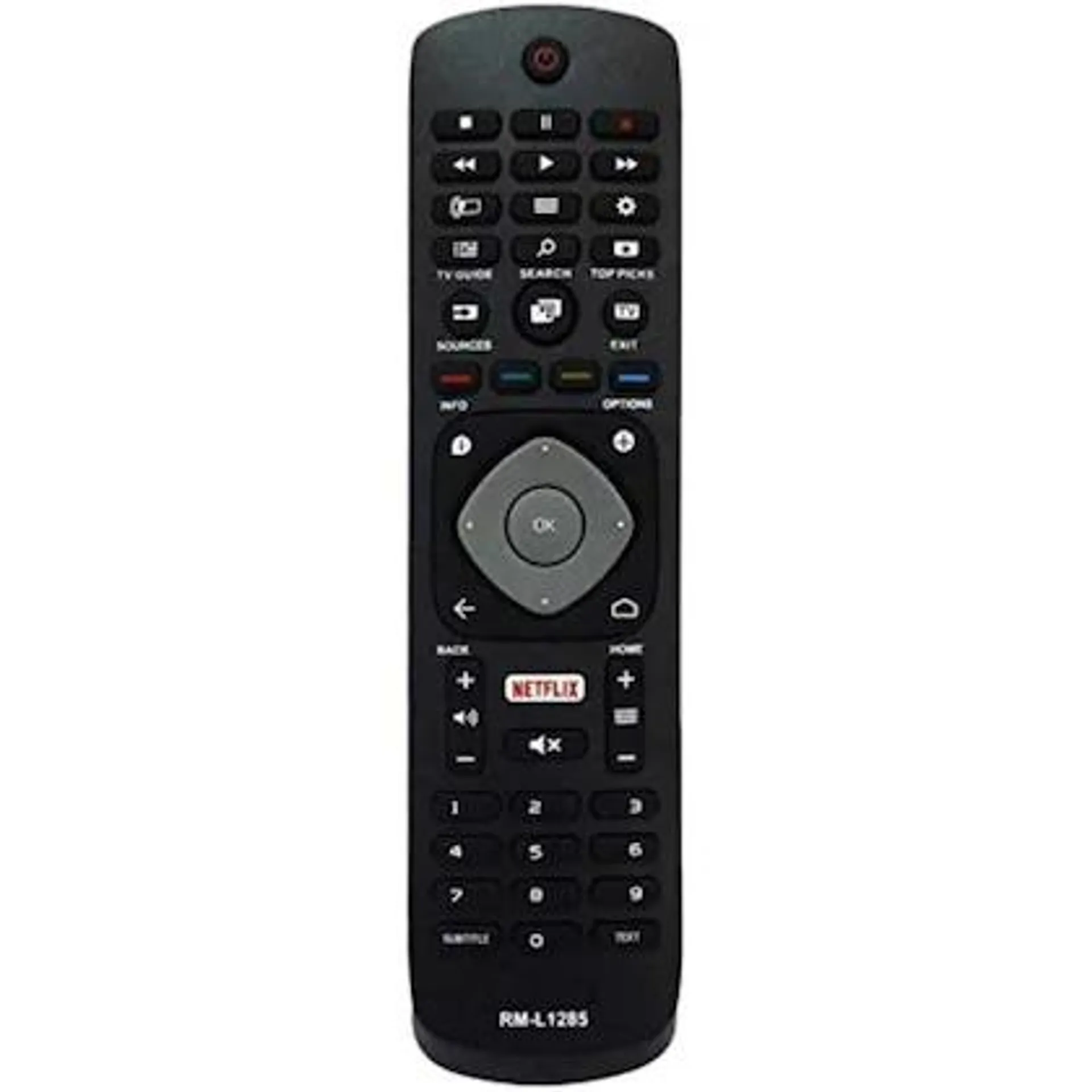 EHOP Compatible Remote Control For Philips. Works With Almost All Philips Smart TV With Netflix Function Remote Controller(Black) (All Philips TV Compatible and Universal)