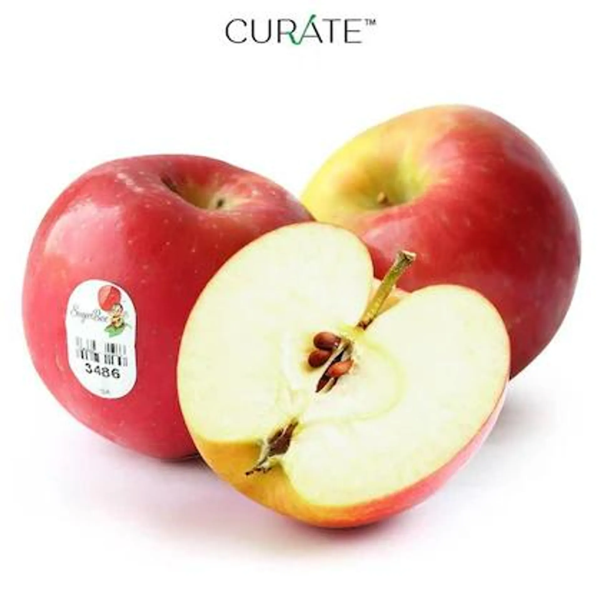 Curate Apple Sugarbee Premium Imported 6 pcs (Approx 0.97 kg - 1.15 kg)