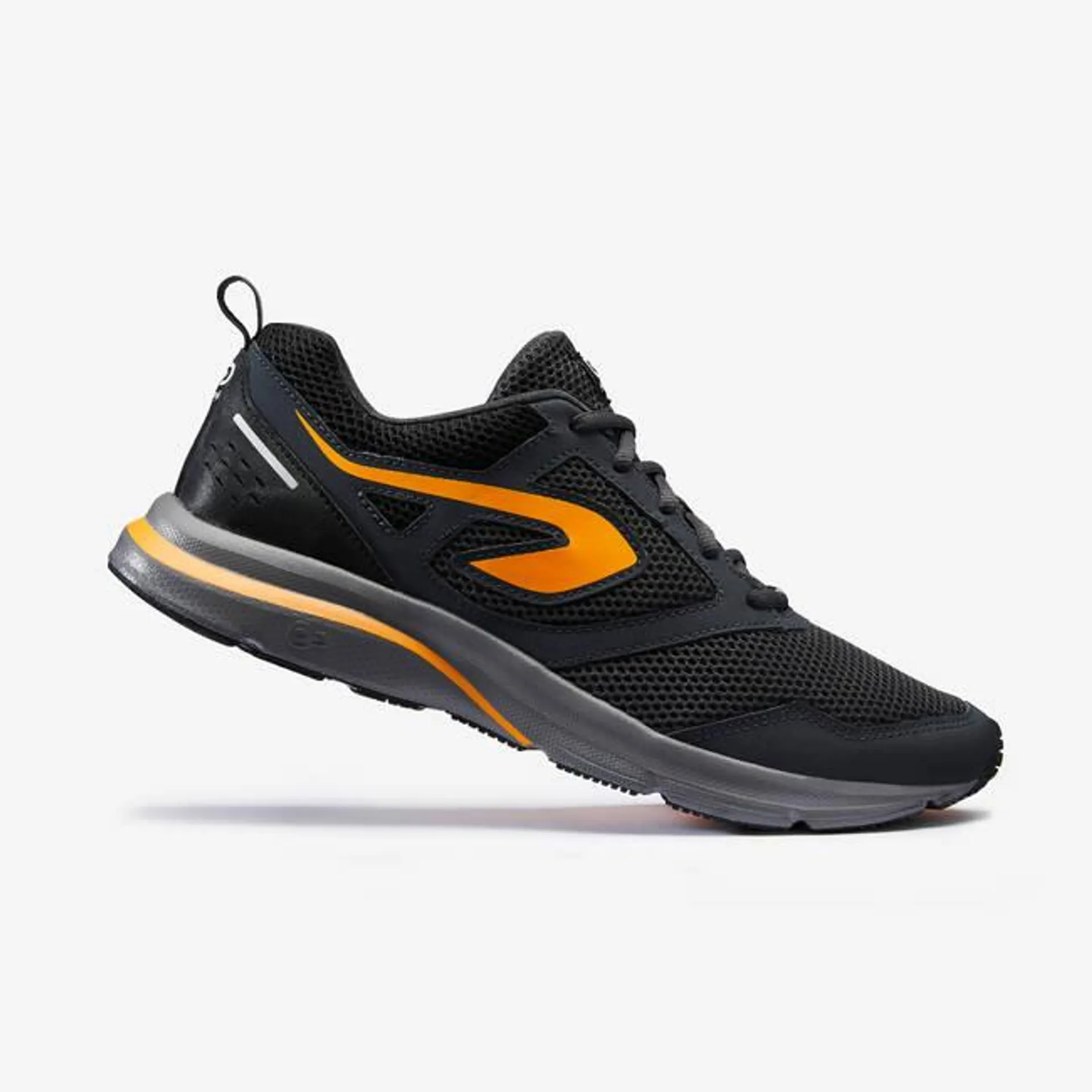 RUN ACTIVE Lightweight Cushioned Men Running Shoes UPTO 10 km/wk - Black Orange