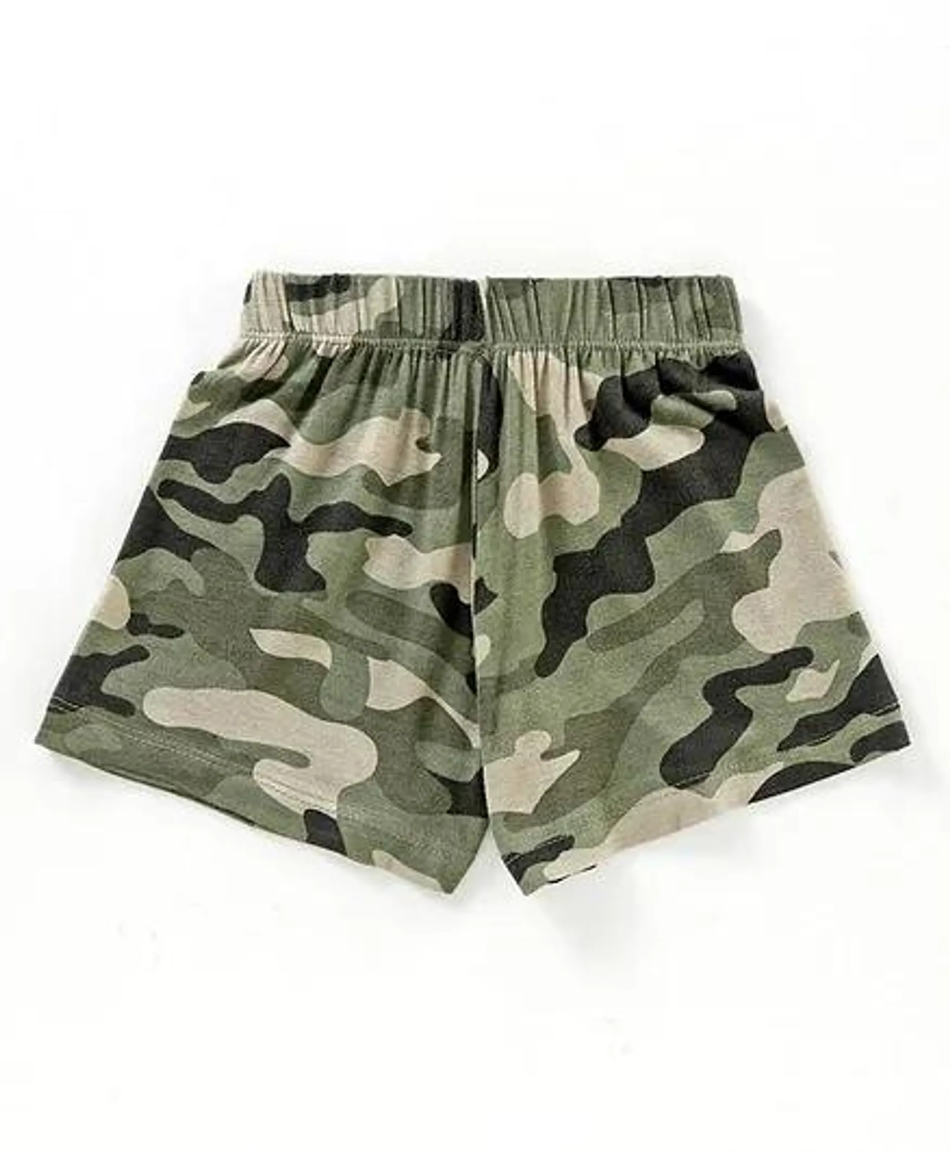 CrayonFlakes Camouflage Printed Shorts - Green