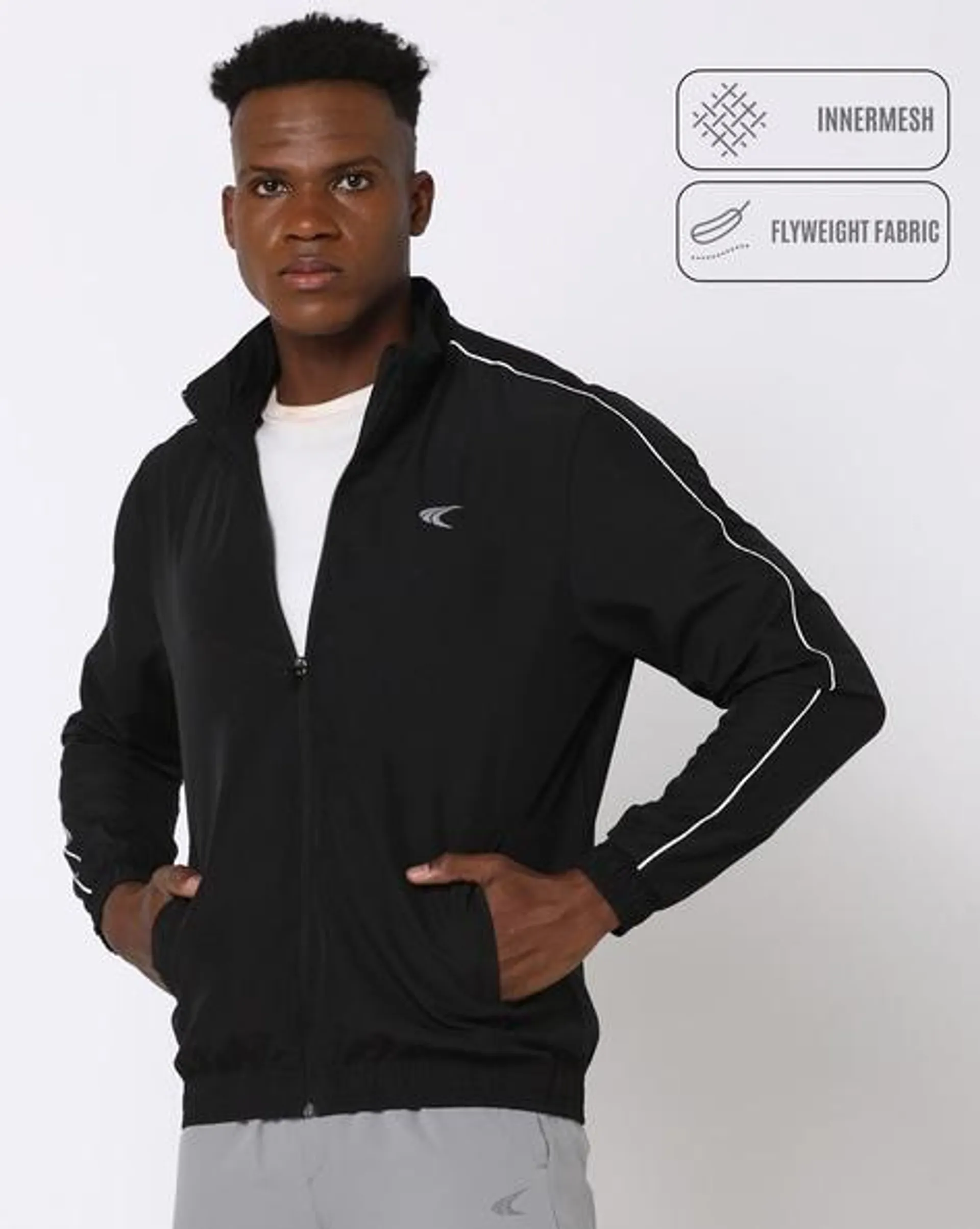 Lightweight Running Jacket with Inner Mesh