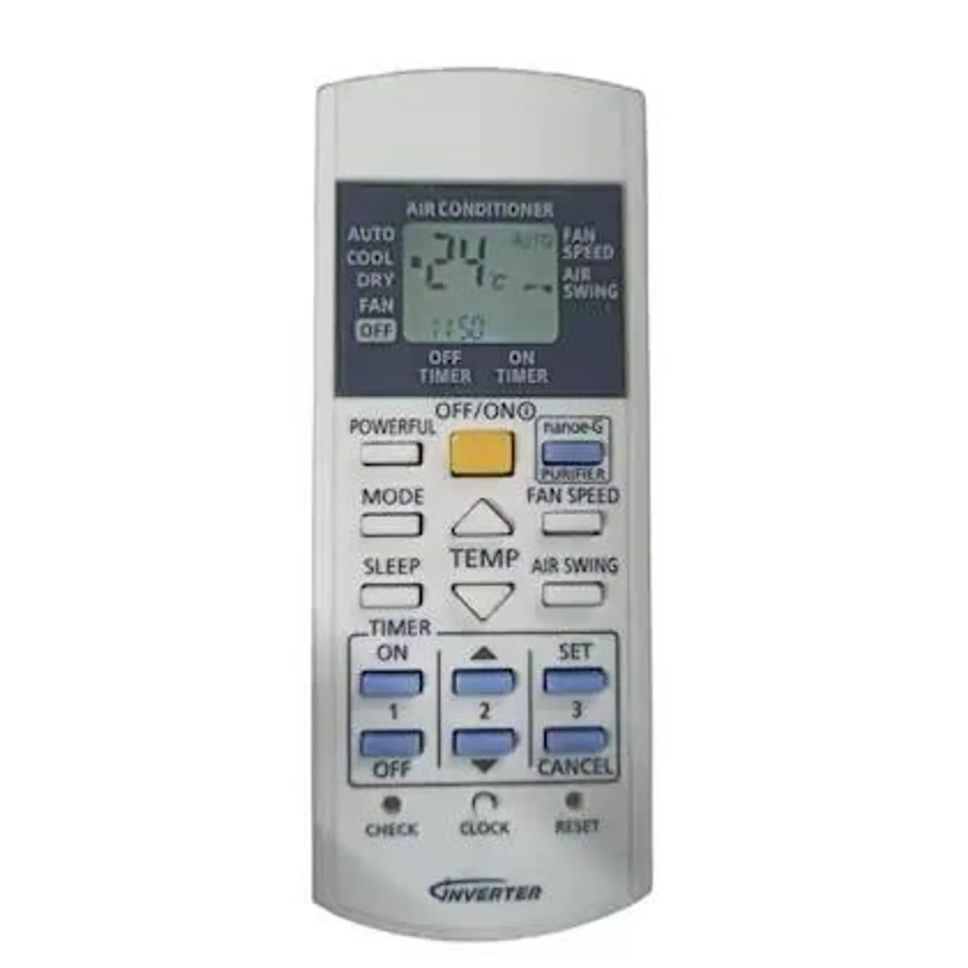 EHOP Compatible Remote Control For Panasonic Inverter Ac With Nanoe-G Function