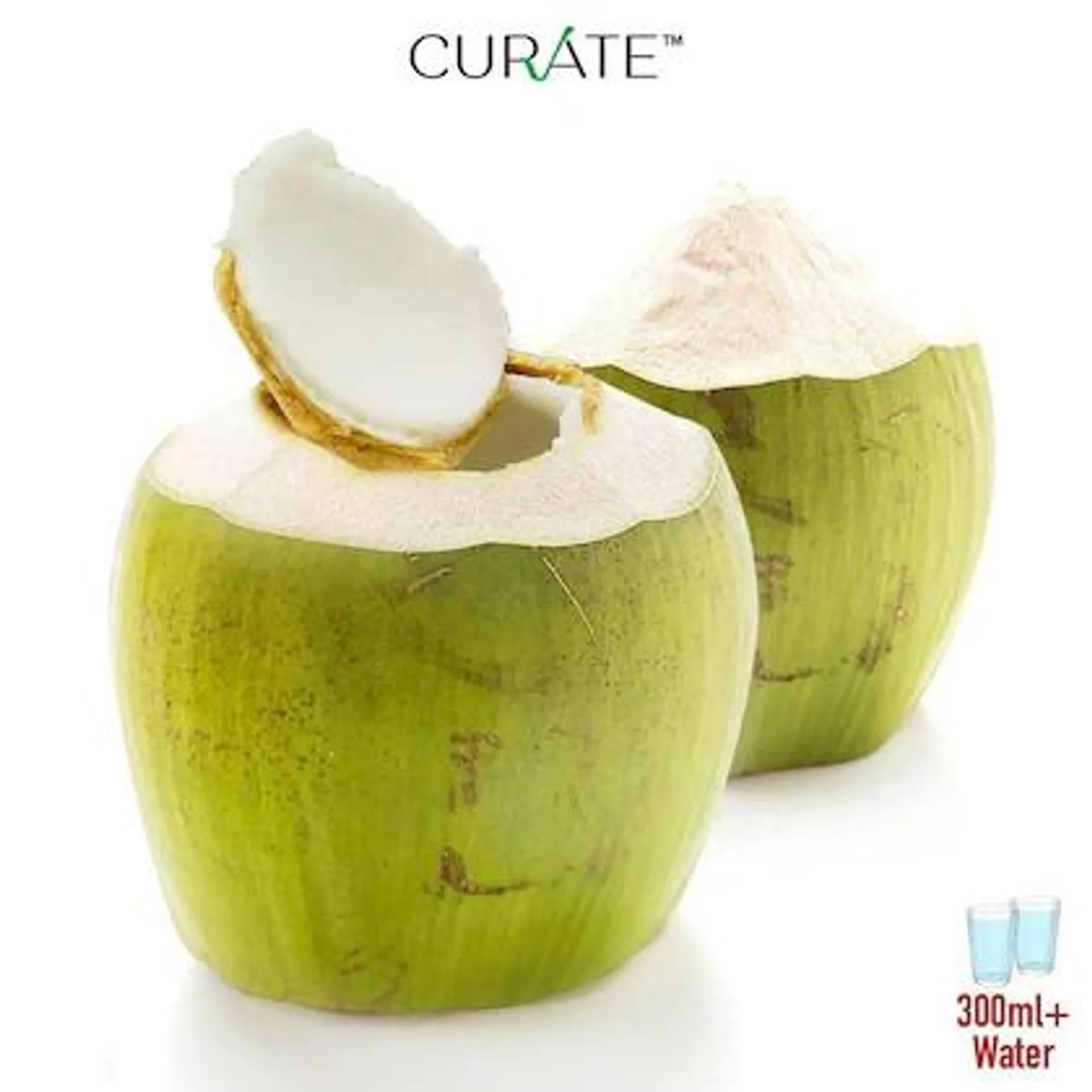 Curate Coconut Tender Premium Indian 3 pcs (Approx 4.48 kg - 5.22 kg)