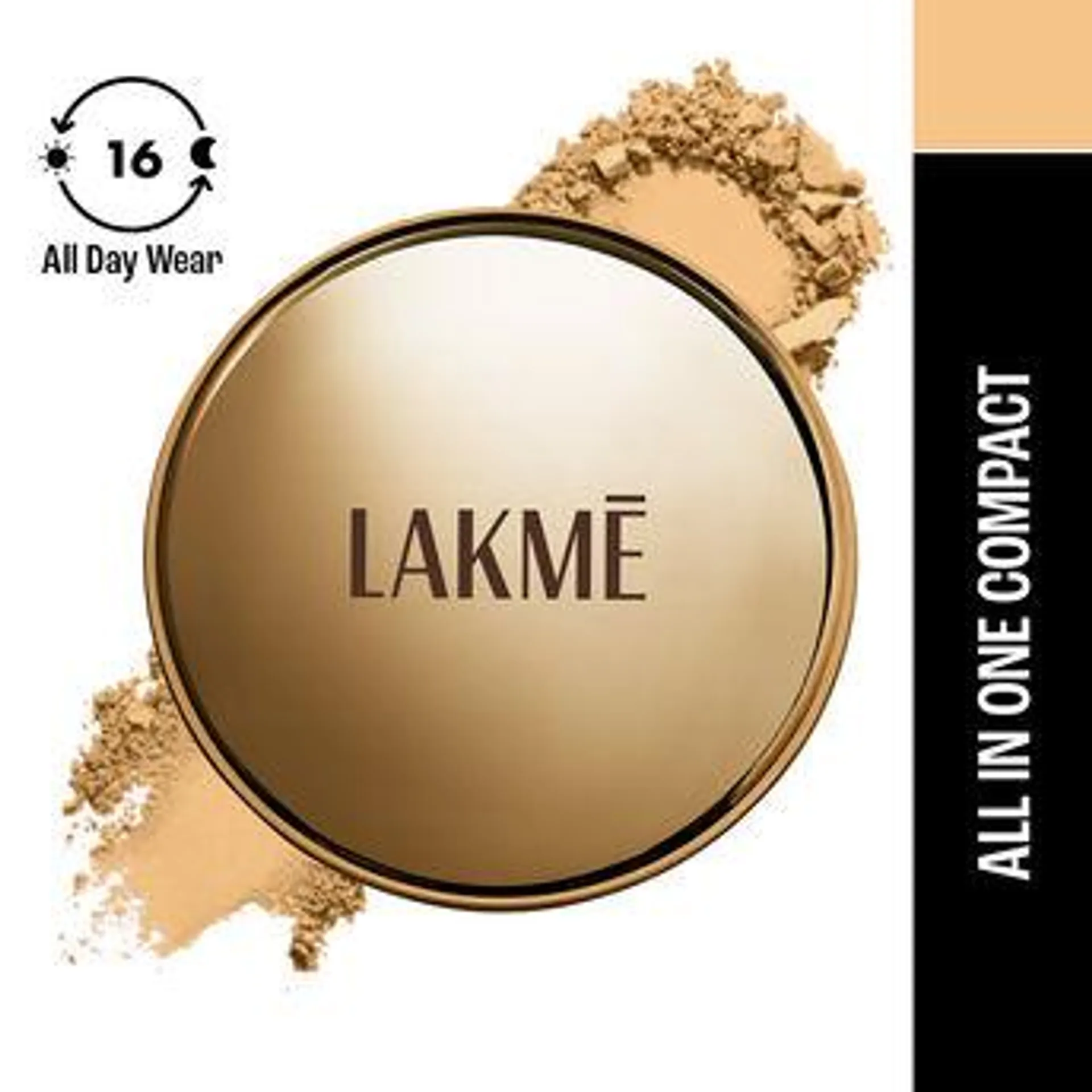 Lakme Powerplay Priming Powder Foundation, 3-In-1, Lasting Matte, Ivory Cream