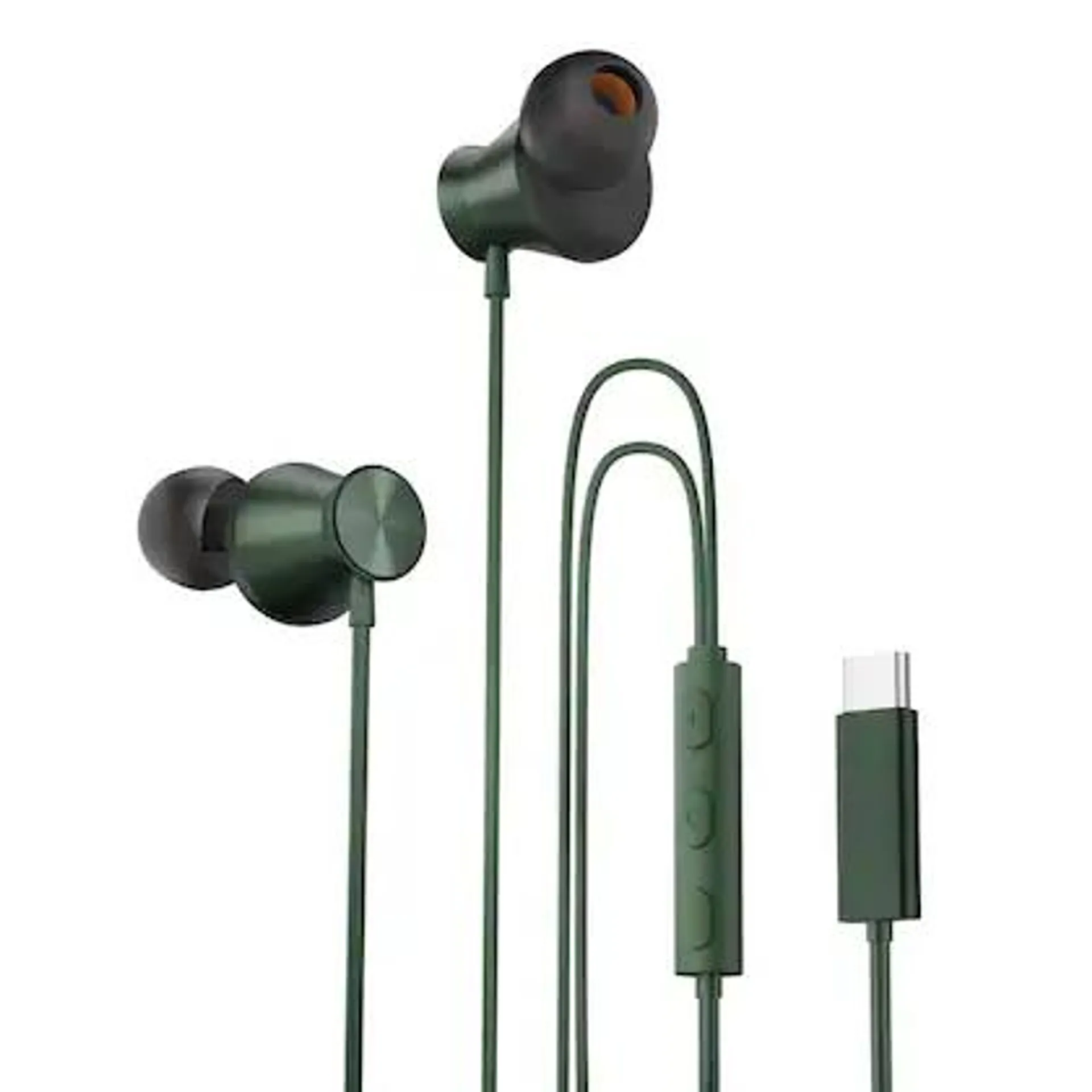 Hammer Nova Universal C-Type Earphones, Daily Use Earphone with in-line Control, Metallic Built, Powerful Bass, Snug n Secure Fit and Lightweight