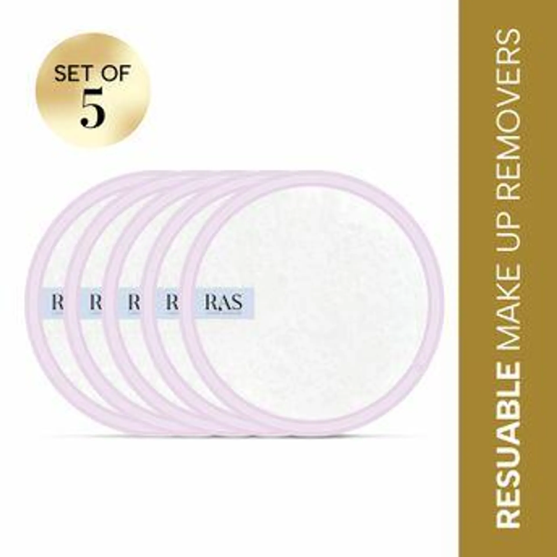 RAS Luxury Oils Reusable Bamboo Cotton Facial Pads