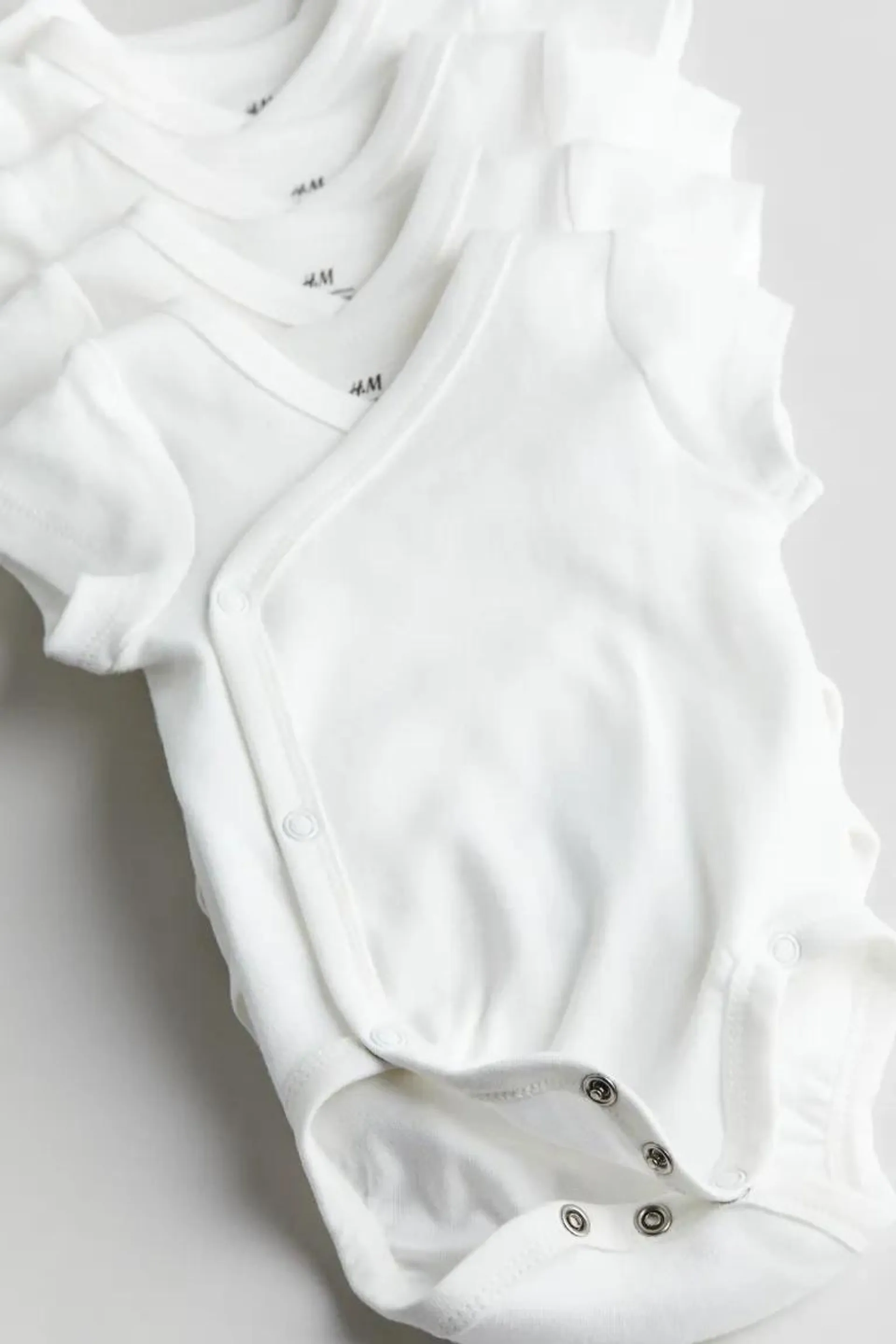 5-pack wrapover bodysuits