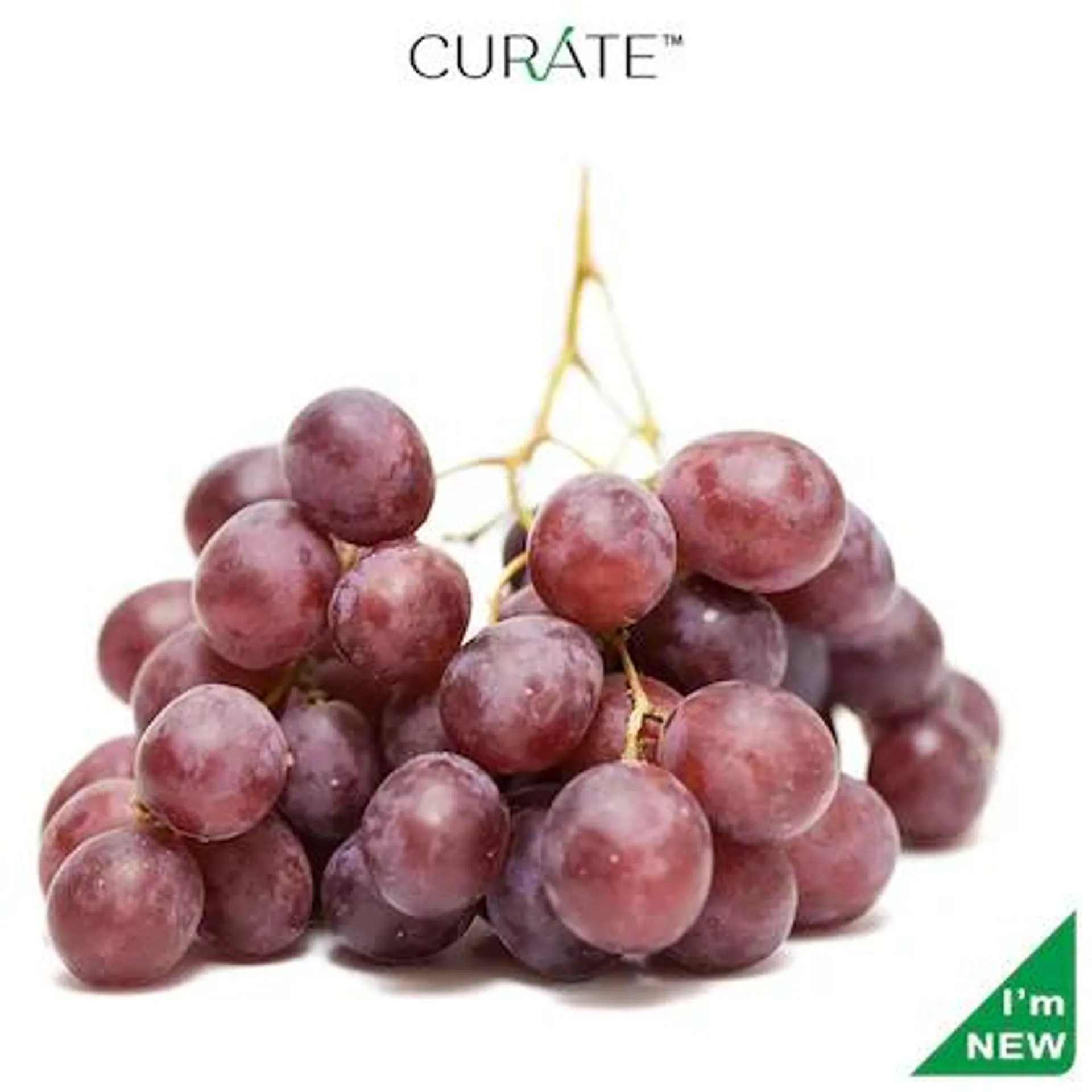 Curate Grapes Red Globe Premium Imported Pack 400 g