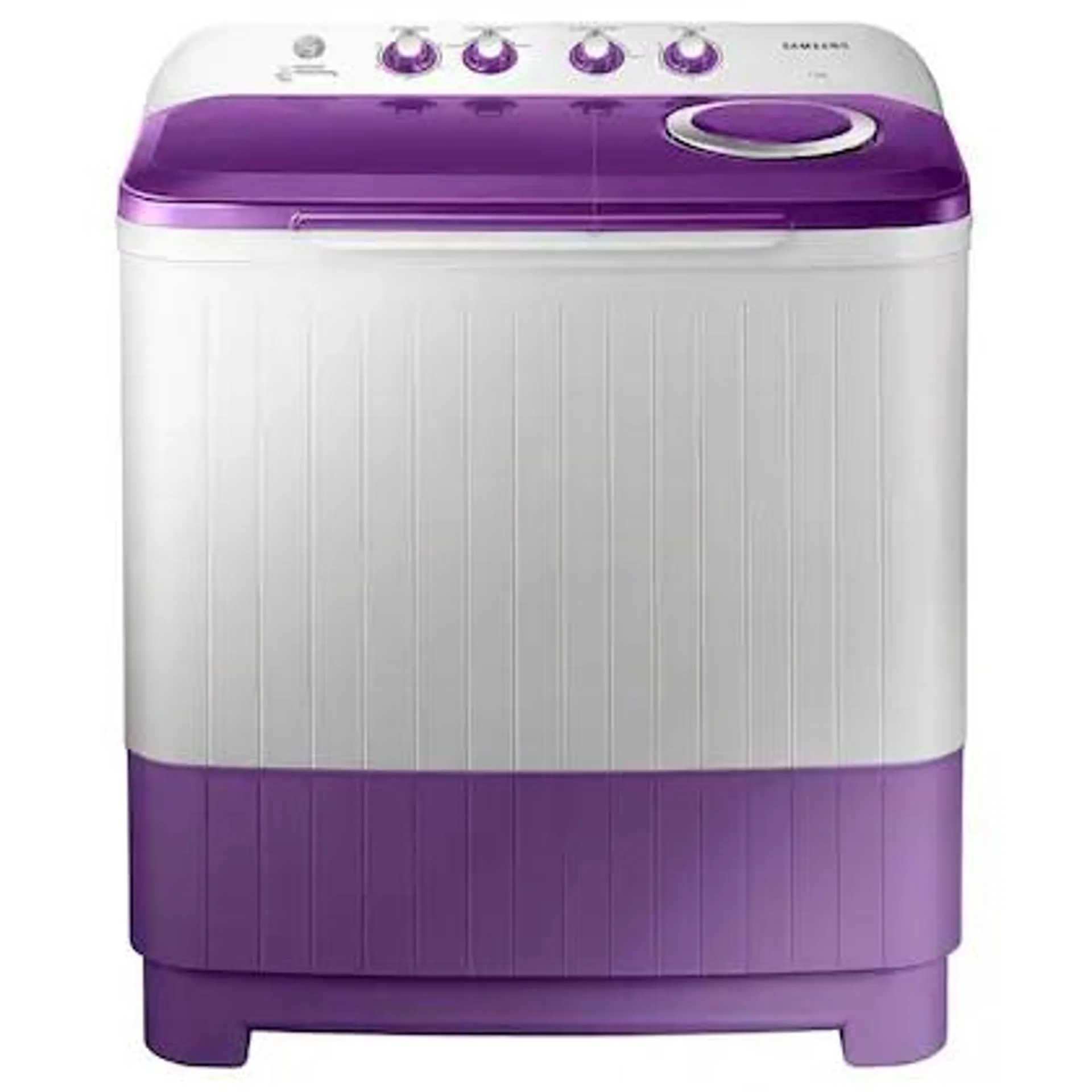 Samsung 7 Kg 5 Star Semi Automatic Top Load Washing Machine (WT70M3000UU/TL, Gray, Purple, Air Turbo Drying)