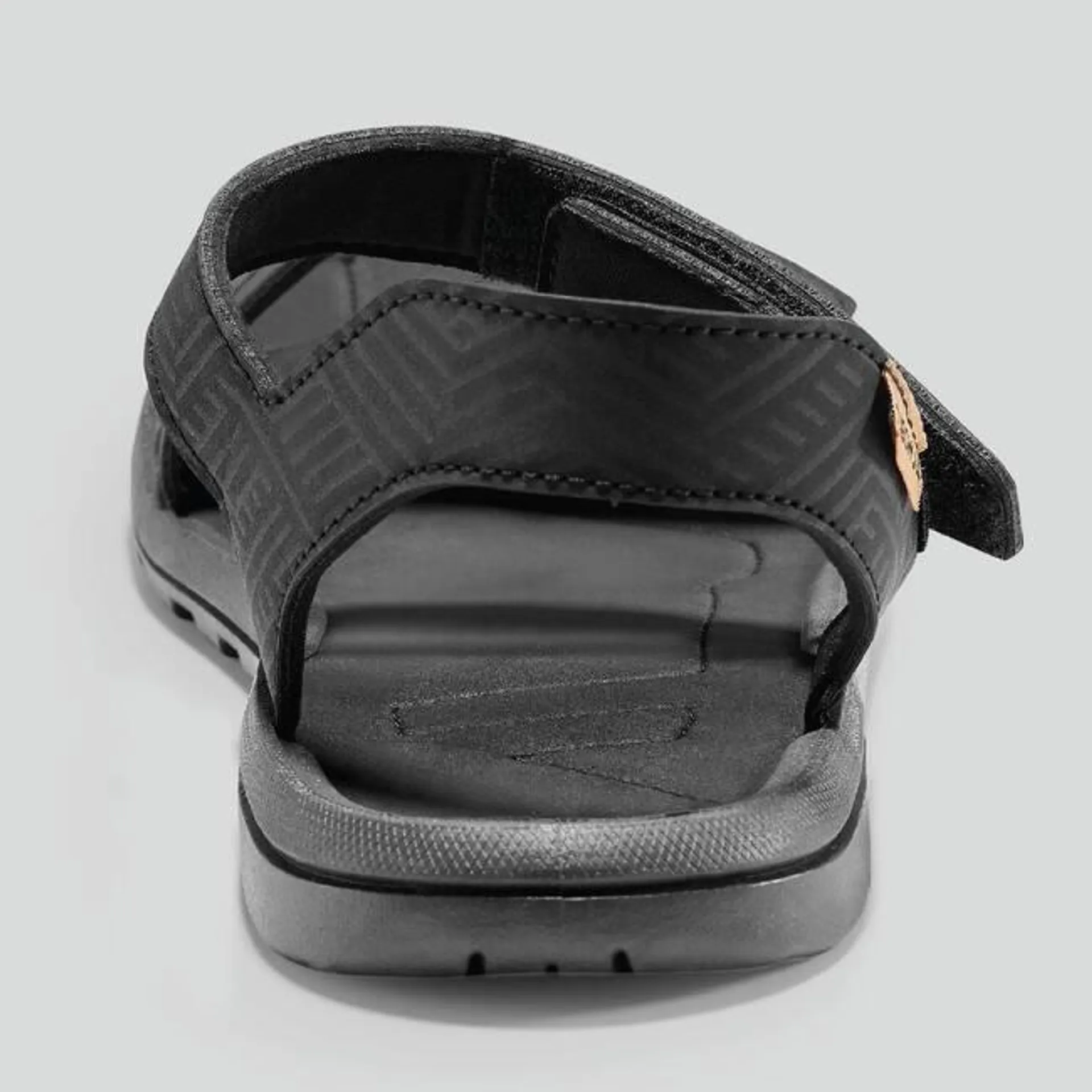 Men Sports Sandals with Velcro Black - NH50