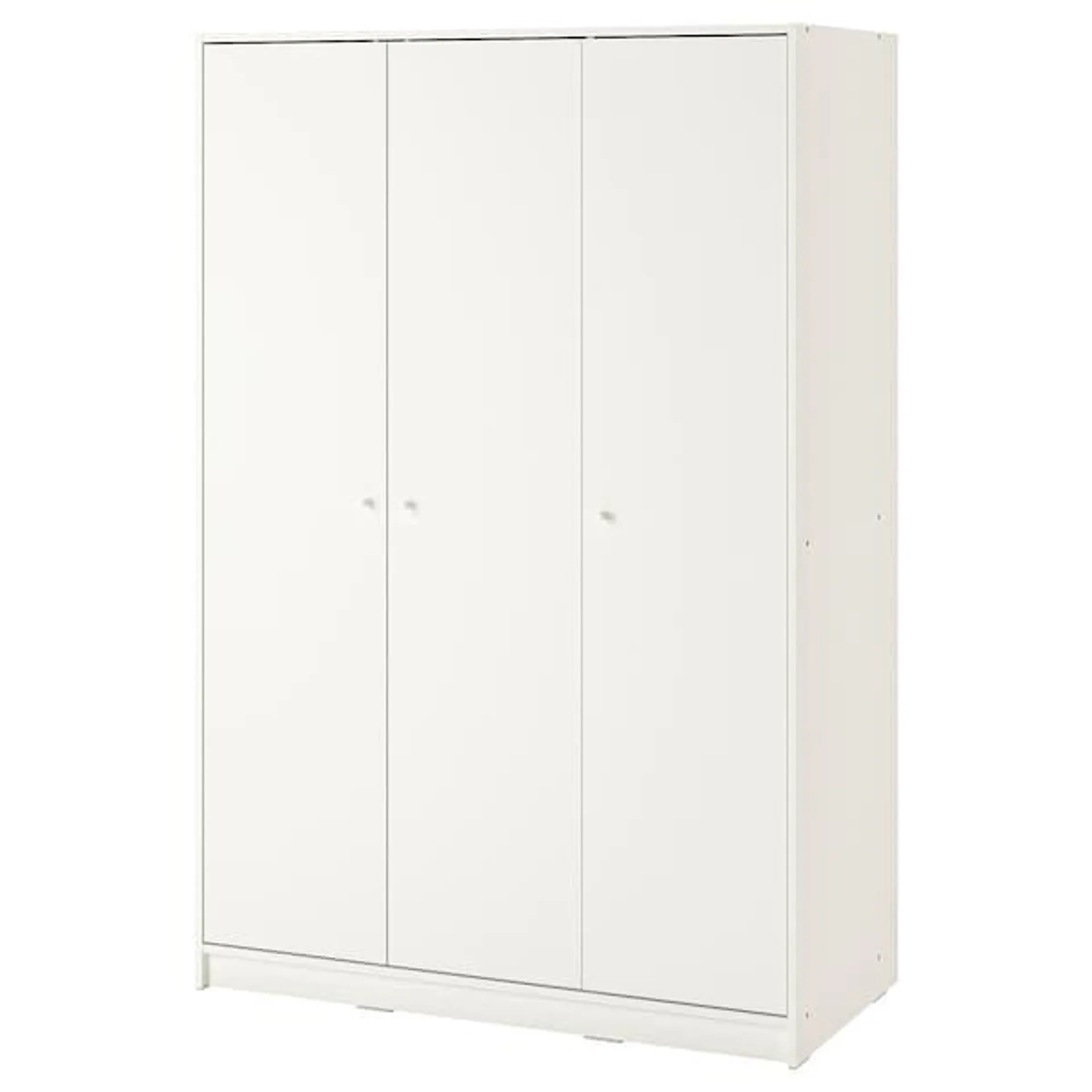 Wardrobe with 3 doors, white,