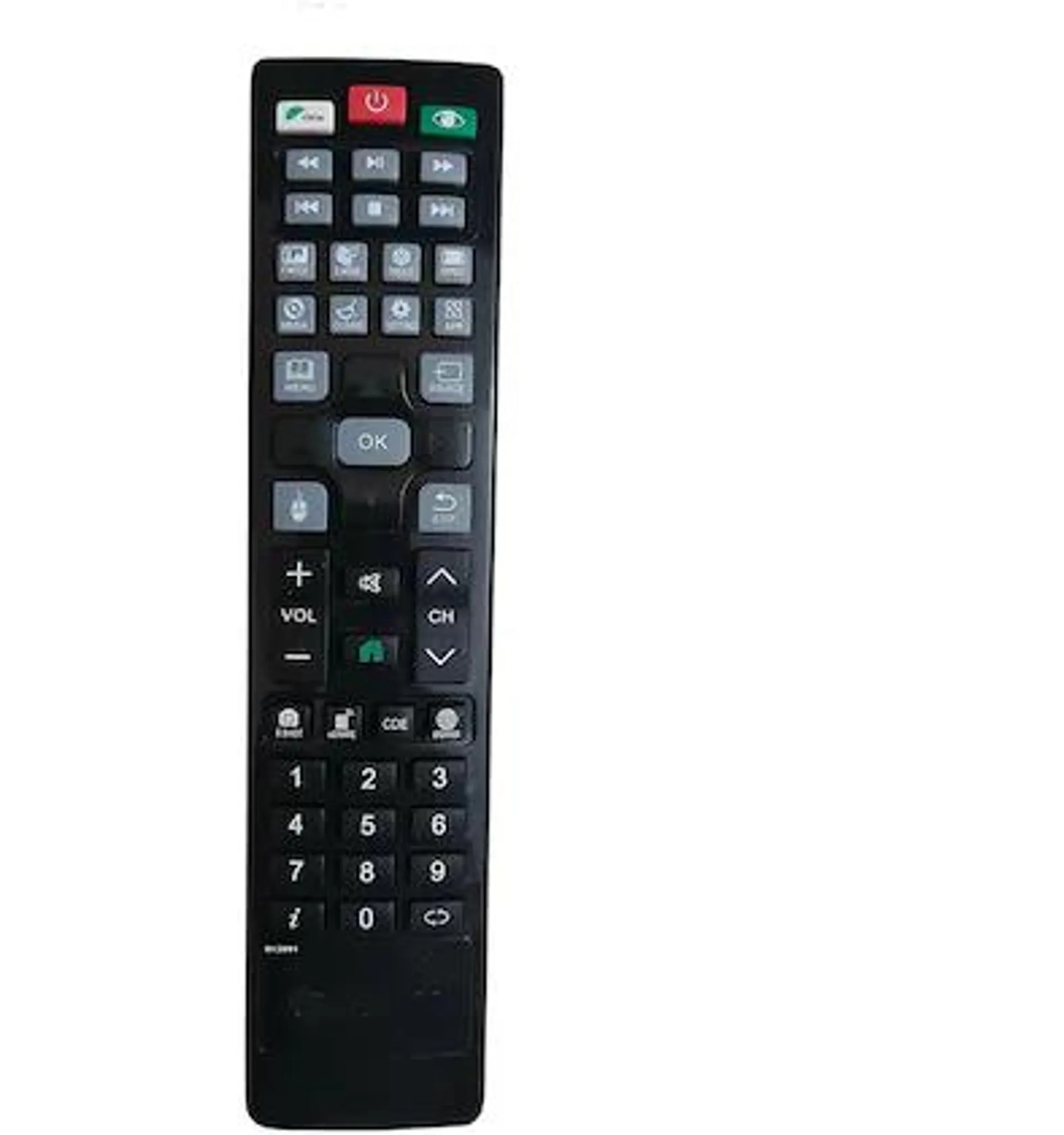 NIJ Remote Control for Shinco LED, LCD Smart TV (Black)