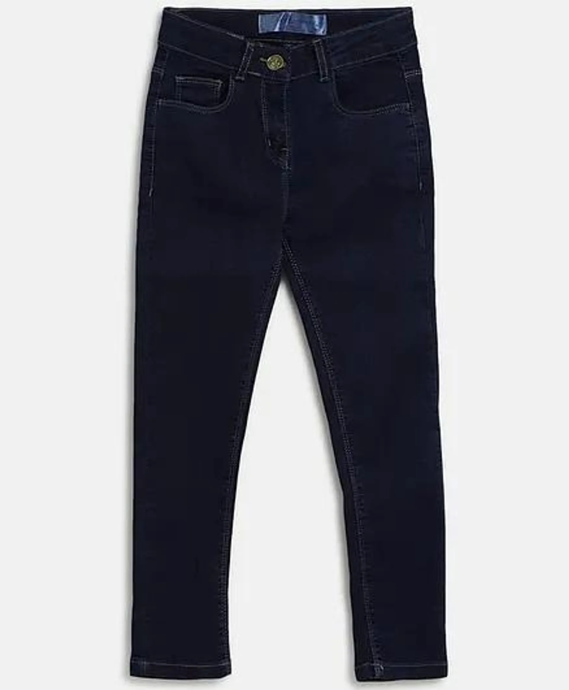 Tales & Stories Solid Slim Fit Jeans - Dark Blue