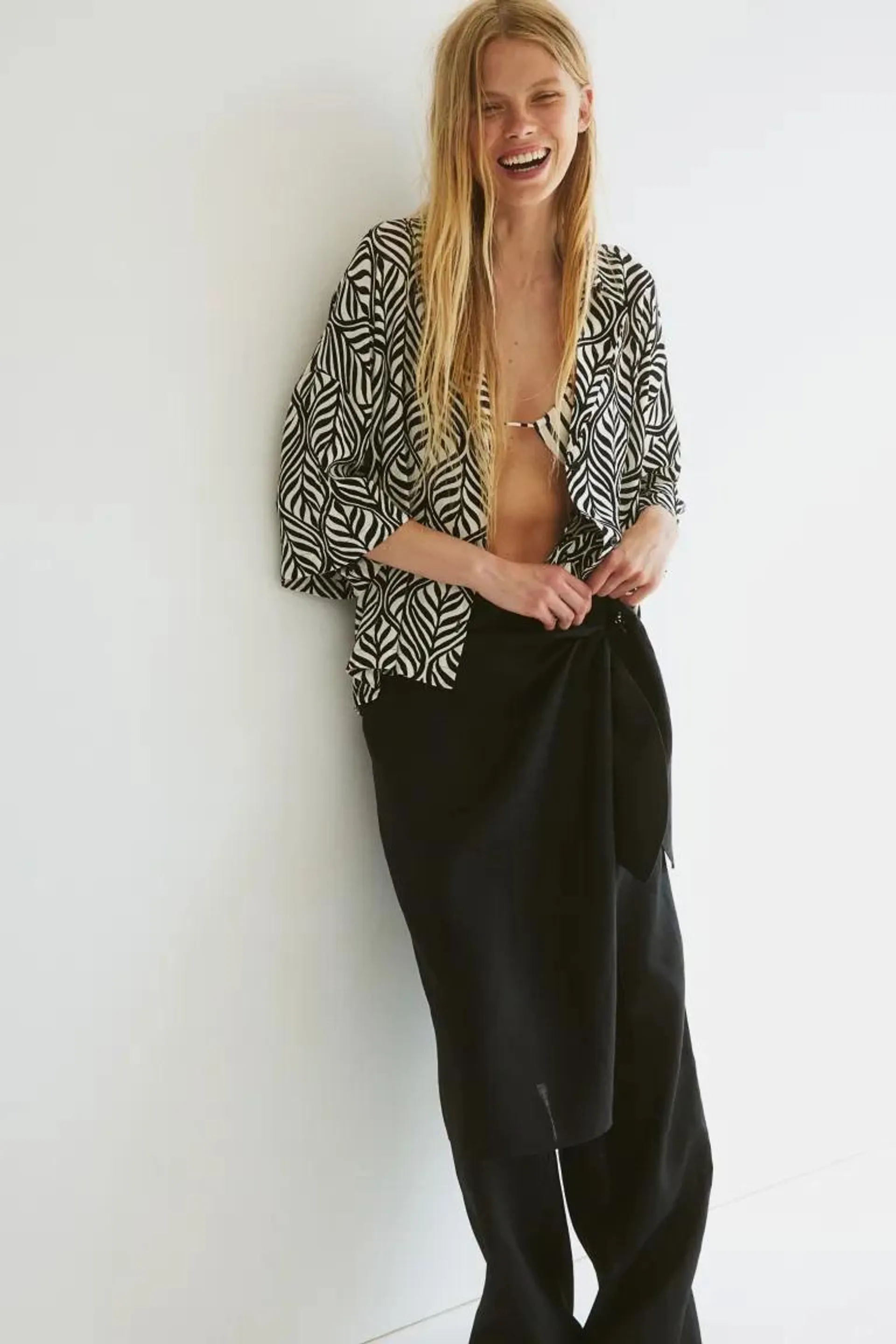 Oversized resort shirt