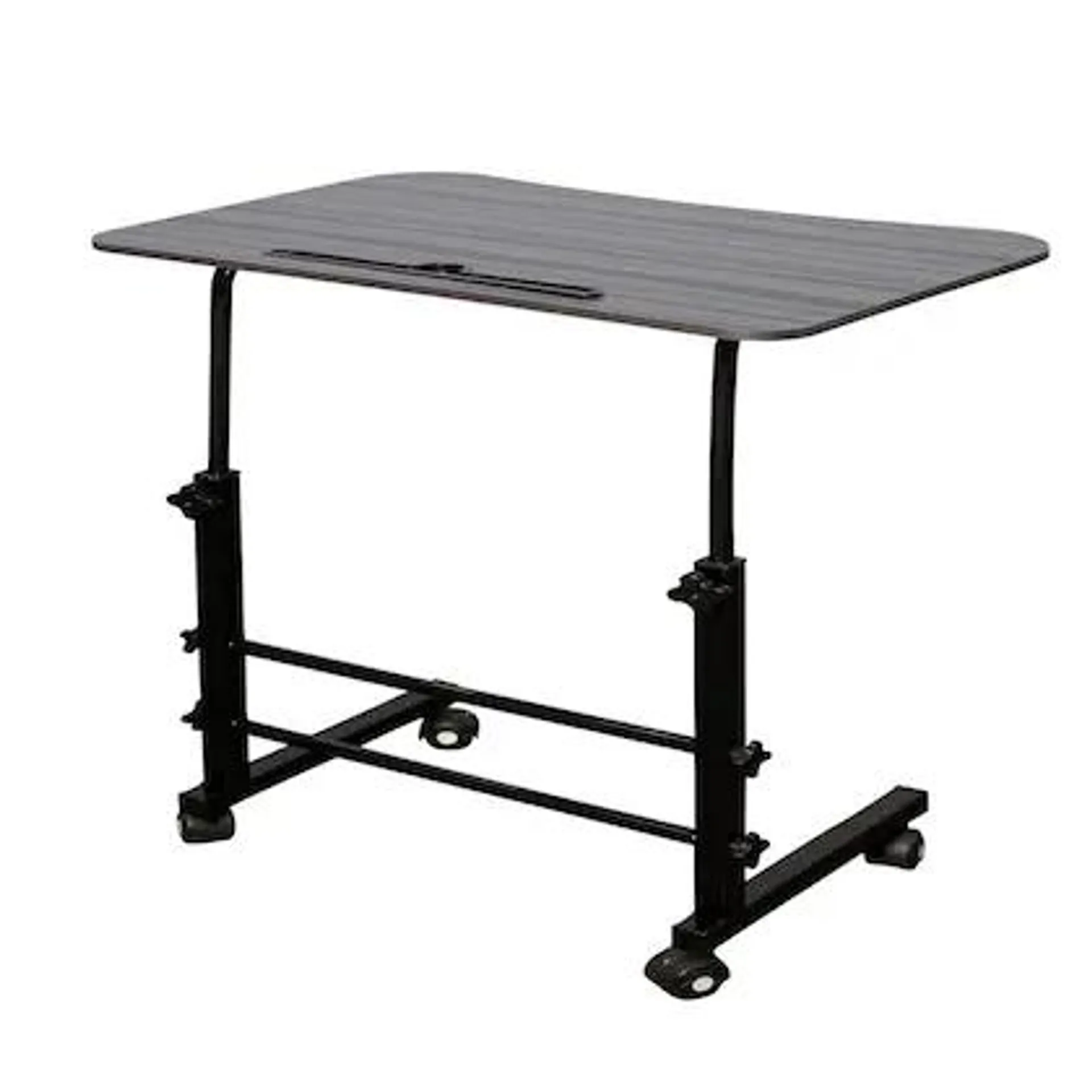 KIVA Smart Multi-Purpose Laptop Table Matte / Wood Portable Laptop Table (Finish Color - BLACK, Pre Assembled)