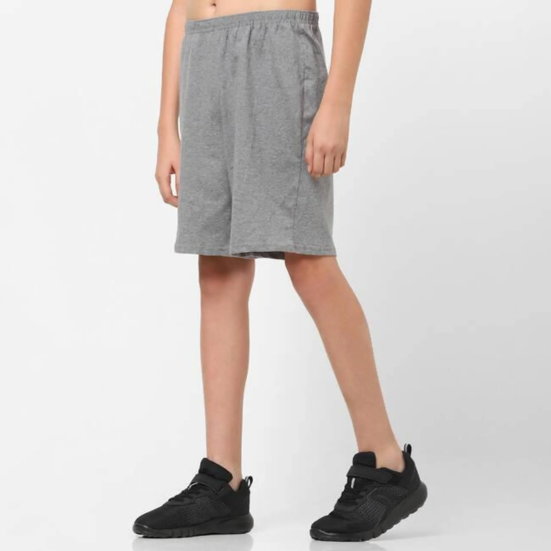 Boys' Cotton Shorts - Grey