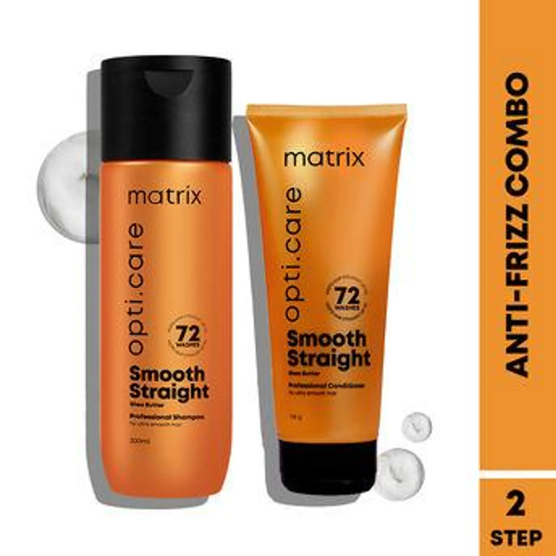 Matrix Opti Care Professional Ultra Smoothing 2-Step Regime - Shampoo 200ml + Conditioner 98g